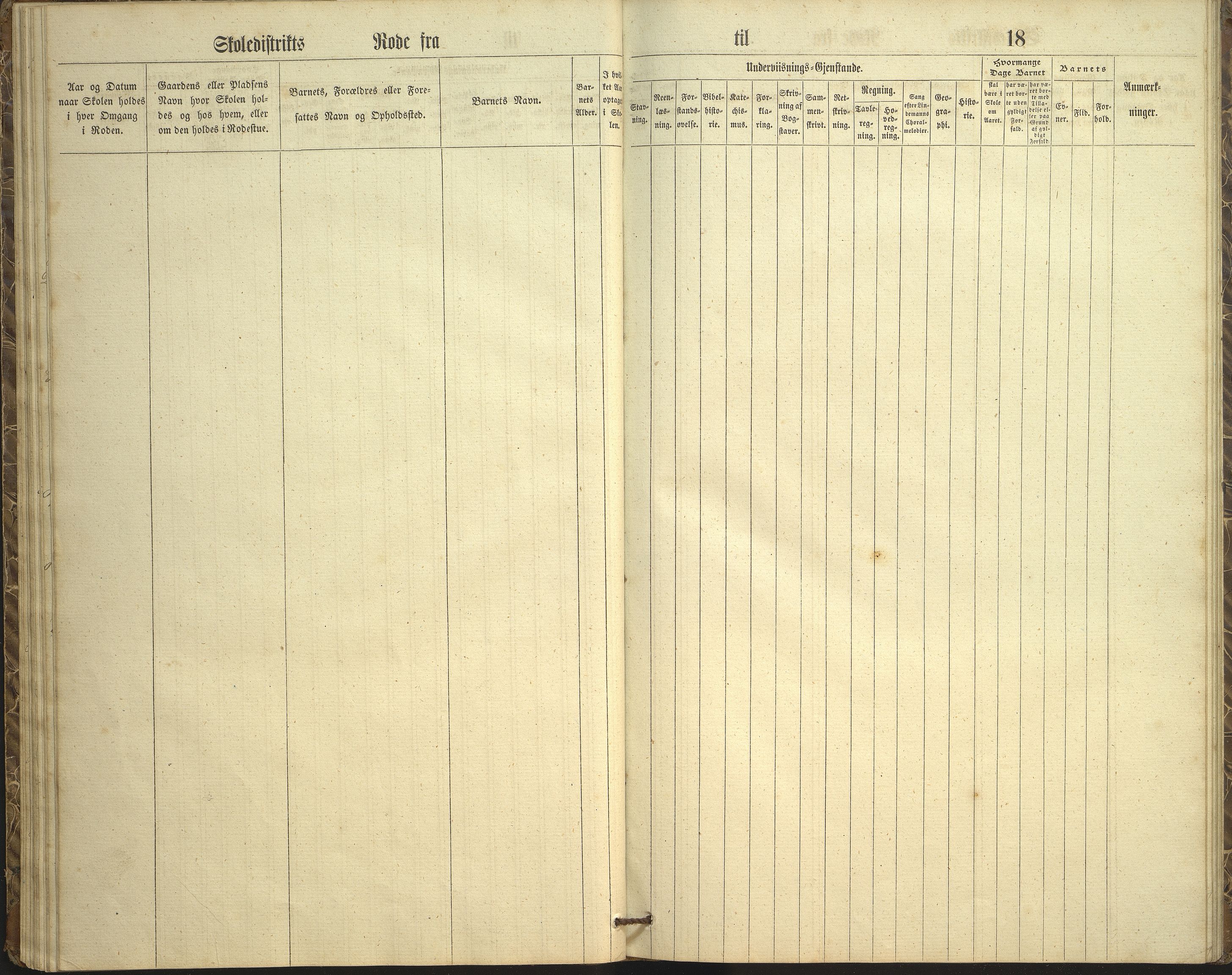 Balestrand kommune. Sværefjorden skule, VLFK/K-14180.520.08/542/L0001: skuleprotokoll for Tjugum indre distrikts omgangsskule (Veltefjorden, Sværefjorden, Ytre Fjærland og Eithun roder), 1860-1878