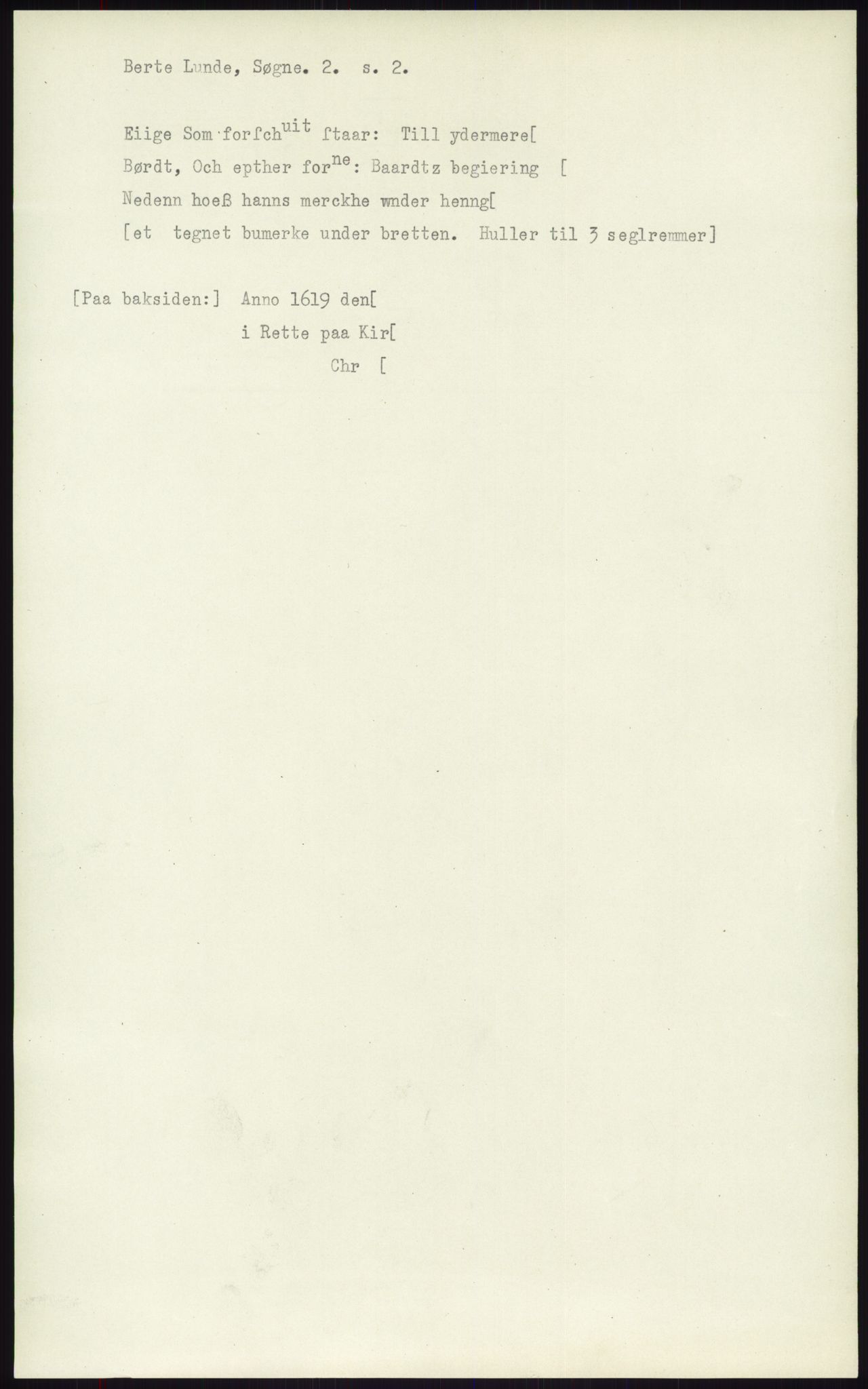 Samlinger til kildeutgivelse, Diplomavskriftsamlingen, AV/RA-EA-4053/H/Ha, s. 1987