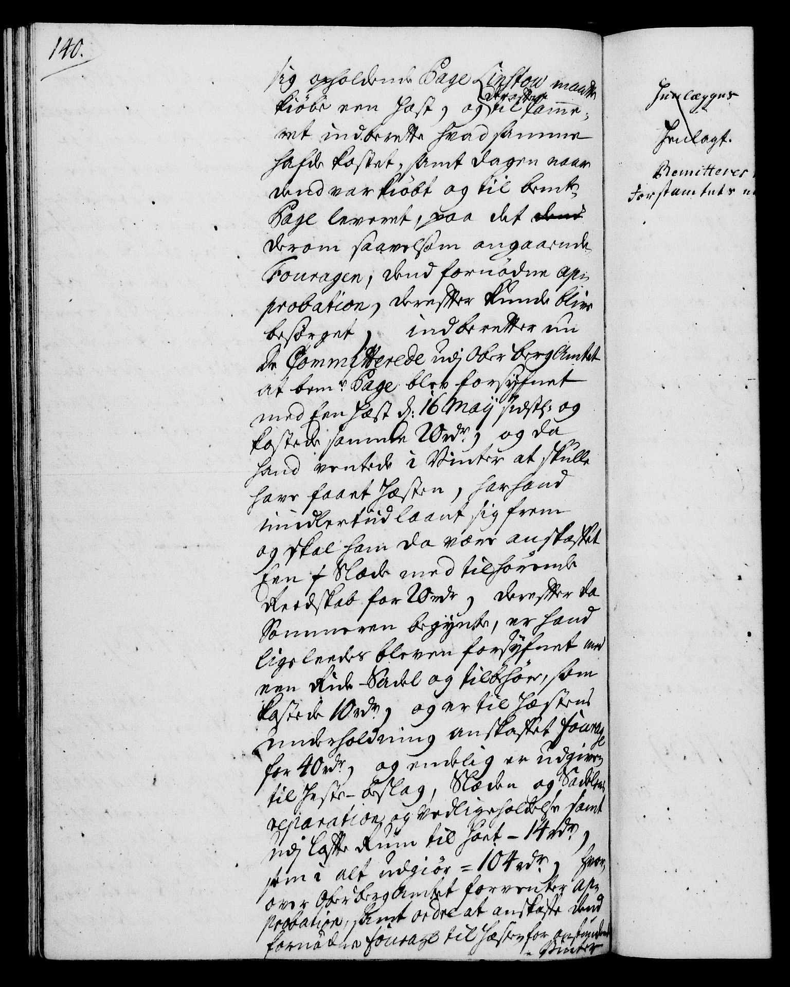 Rentekammeret, Kammerkanselliet, RA/EA-3111/G/Gh/Gha/L0021: Norsk ekstraktmemorialprotokoll (merket RK 53.66), 1739, s. 140