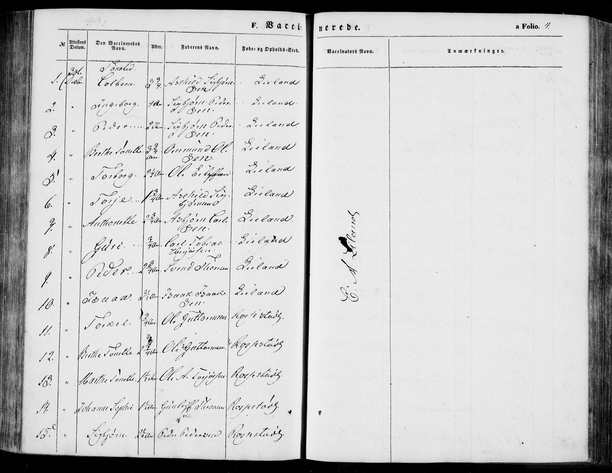 Bakke sokneprestkontor, AV/SAK-1111-0002/F/Fa/Faa/L0005: Ministerialbok nr. A 5, 1847-1855, s. 4
