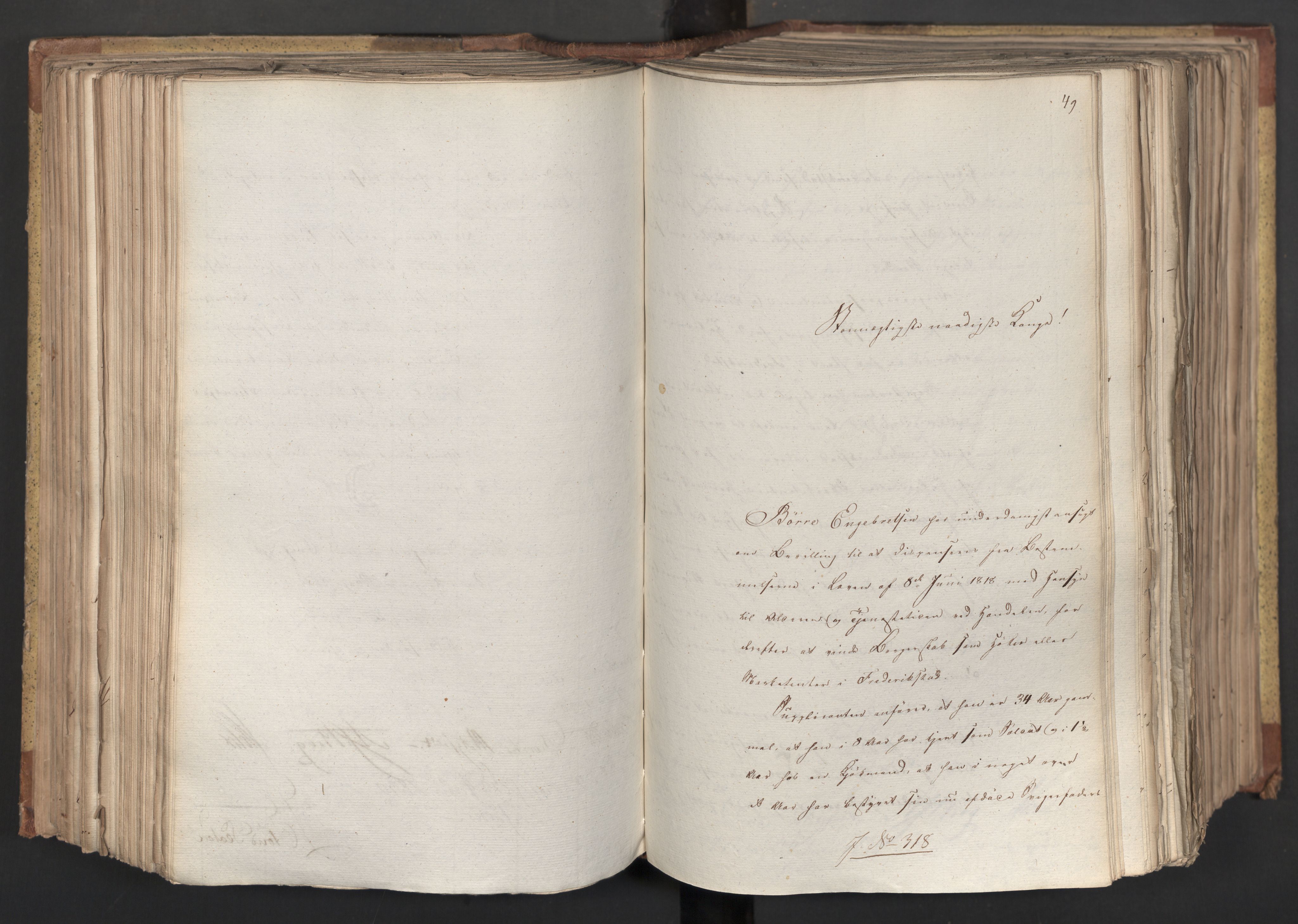 Statsrådsavdelingen i Stockholm, AV/RA-S-1003/D/Da/L0066: Regjeringsinnstillinger nr. 240-449, 1830, s. 321