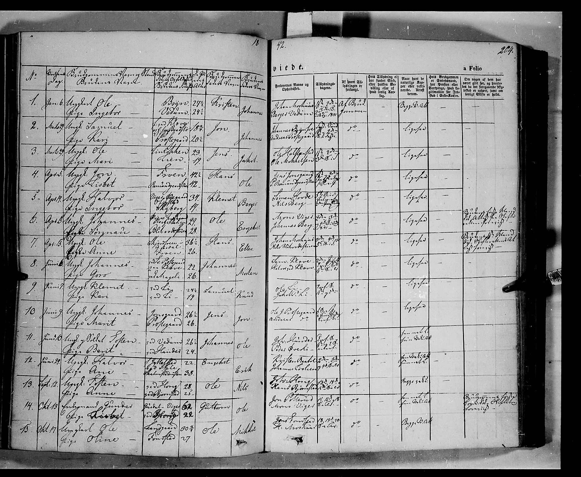 Øyer prestekontor, AV/SAH-PREST-084/H/Ha/Haa/L0005: Ministerialbok nr. 5, 1842-1857, s. 204