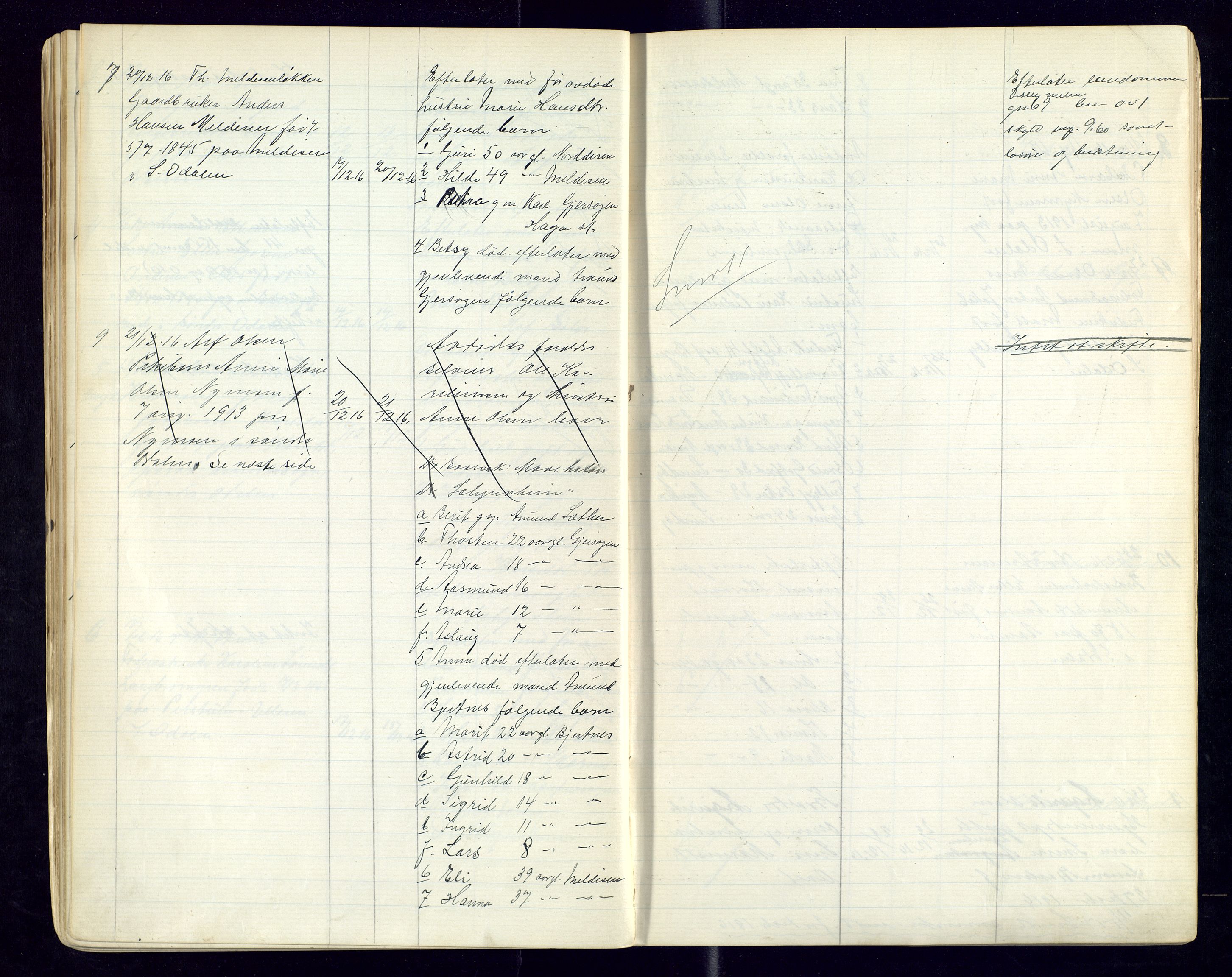 Sør-Odal lensmannskontor, AV/SAH-LHS-022/H/Hb/L0002/0002: Protokoller over anmeldte dødsfall / Protokoll over anmeldte dødsfall, 1915-1921