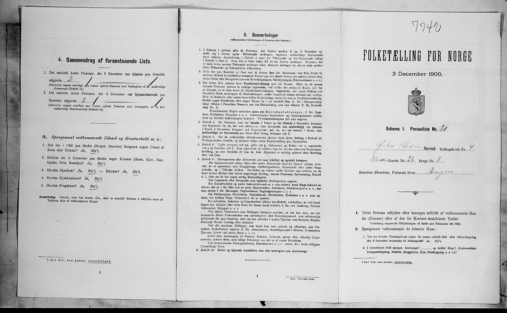 SAH, Folketelling 1900 for 0544 Øystre Slidre herred, 1900, s. 385