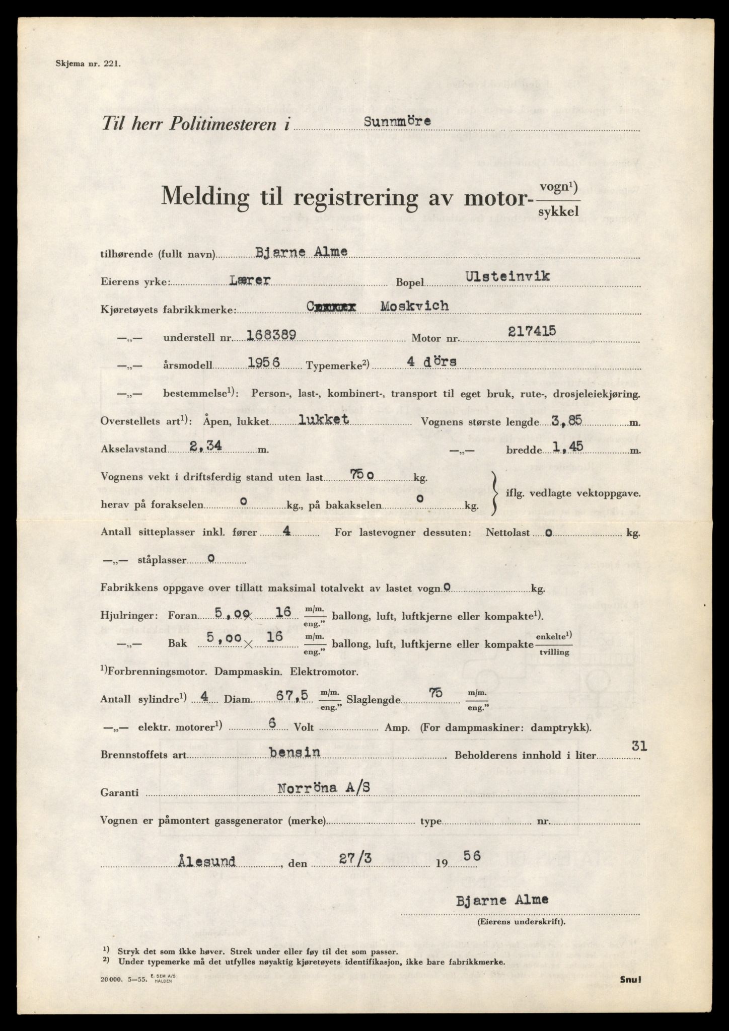 Møre og Romsdal vegkontor - Ålesund trafikkstasjon, AV/SAT-A-4099/F/Fe/L0042: Registreringskort for kjøretøy T 13906 - T 14079, 1927-1998, s. 1831