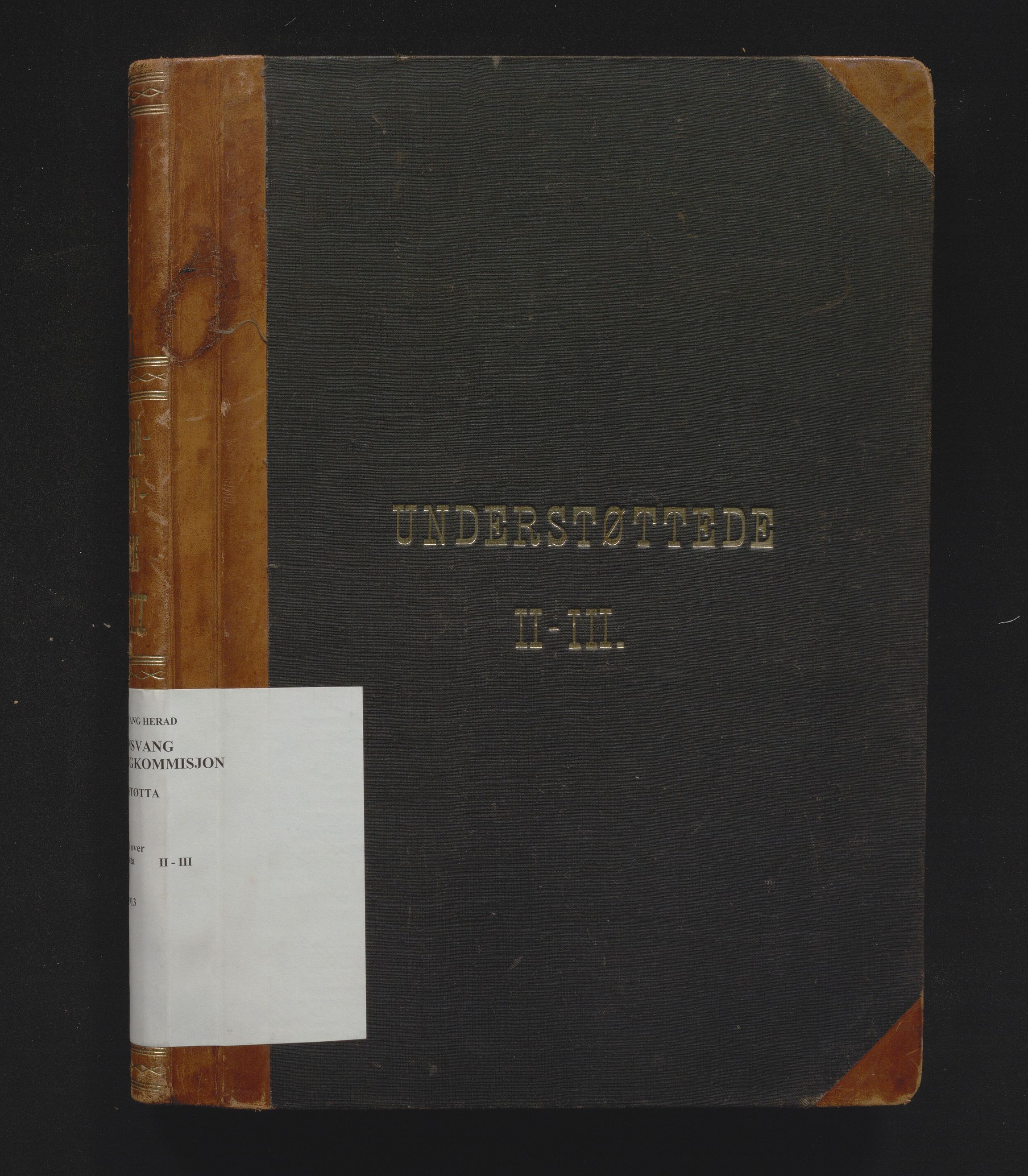 Ullensvang herad. Fattigkommisjonen, IKAH/1231b-311/H/Ha/L0002: Manntalsprotokoll over understøtta, avdeling II og III, 1901-1913