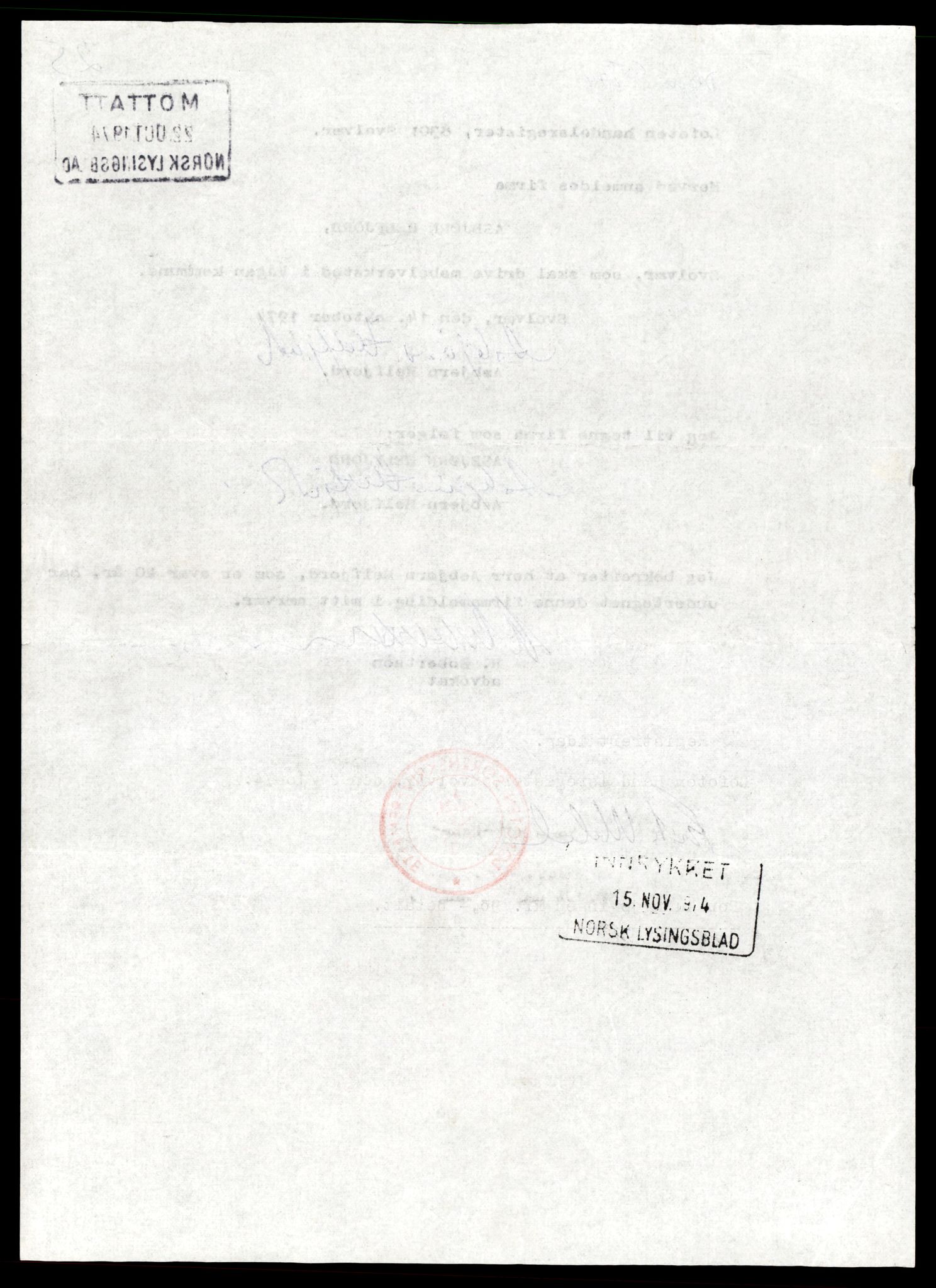 Lofoten sorenskriveri, SAT/A-0017/2/J/Jd/Jdc/L0007: Bilag, H-J, 1944-1990, s. 2