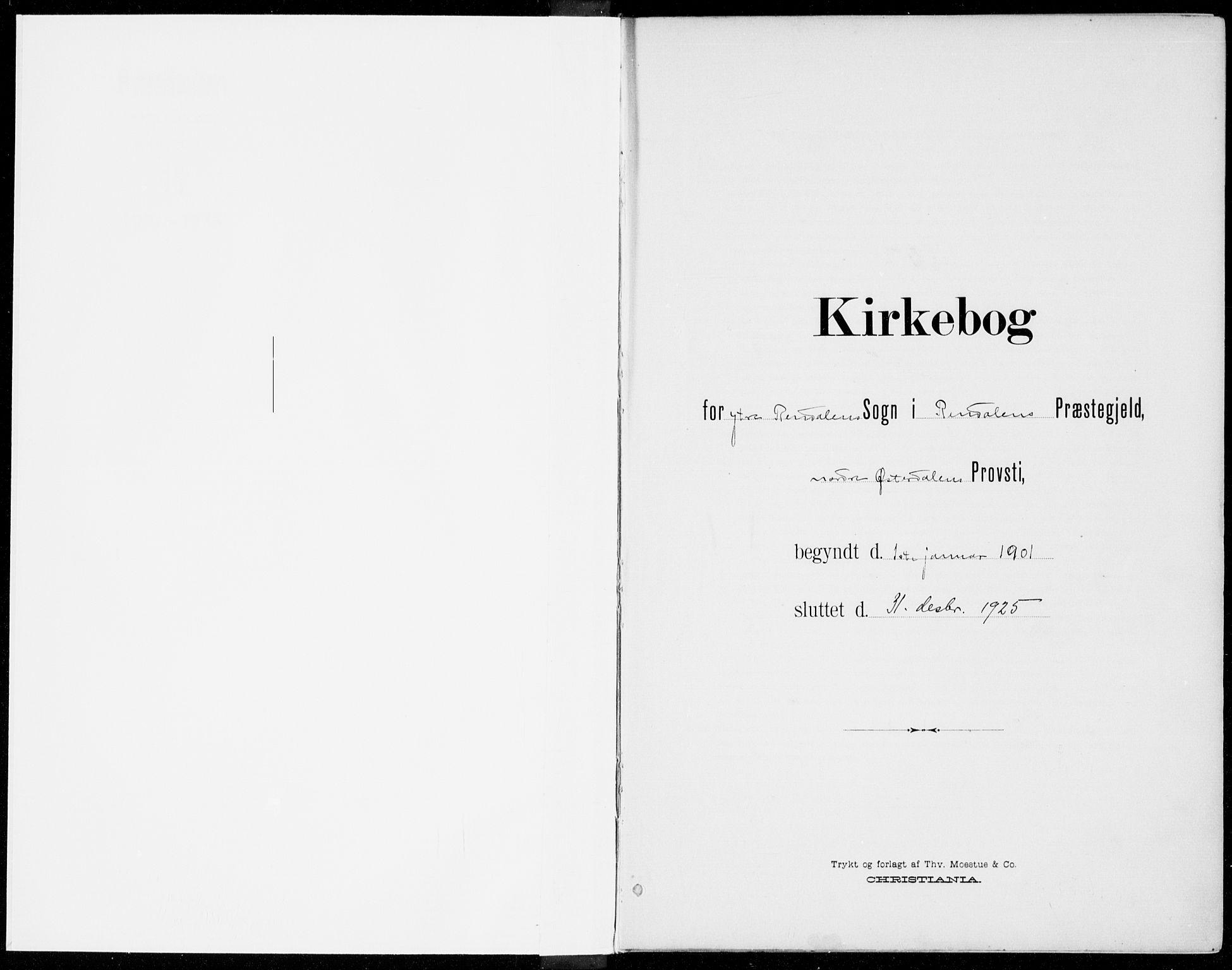 Rendalen prestekontor, SAH/PREST-054/H/Ha/Haa/L0011: Ministerialbok nr. 11, 1901-1925