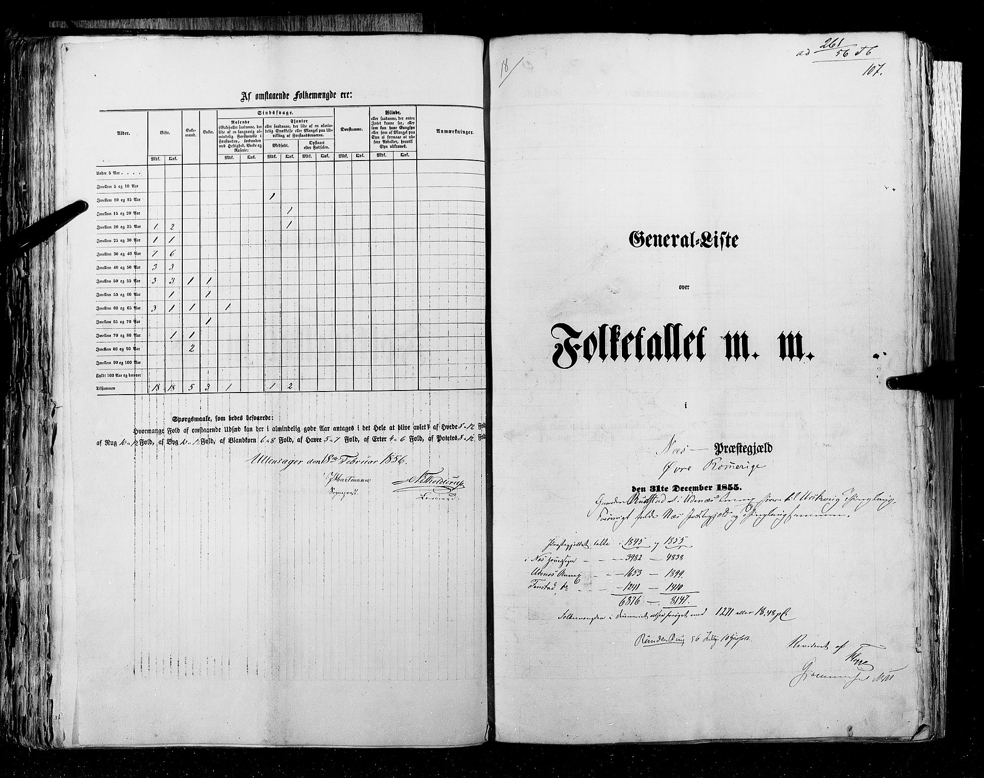 RA, Folketellingen 1855, bind 1: Akershus amt, Smålenenes amt og Hedemarken amt, 1855, s. 107