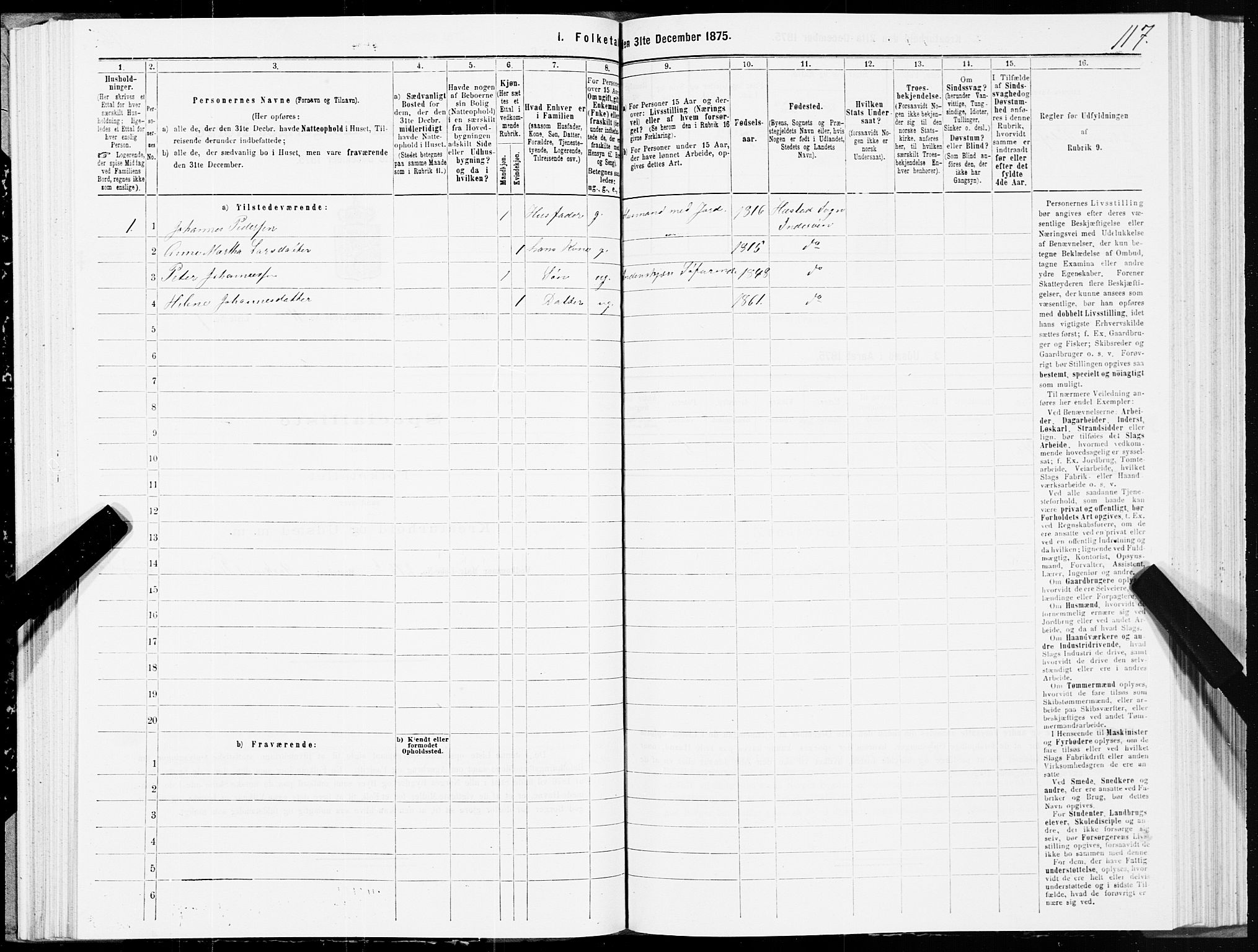 SAT, Folketelling 1875 for 1729P Inderøy prestegjeld, 1875, s. 6117