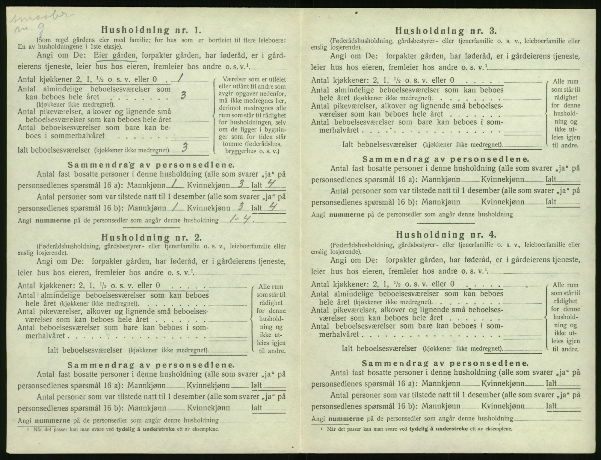 SAT, Folketelling 1920 for 1519 Volda herred, 1920, s. 681