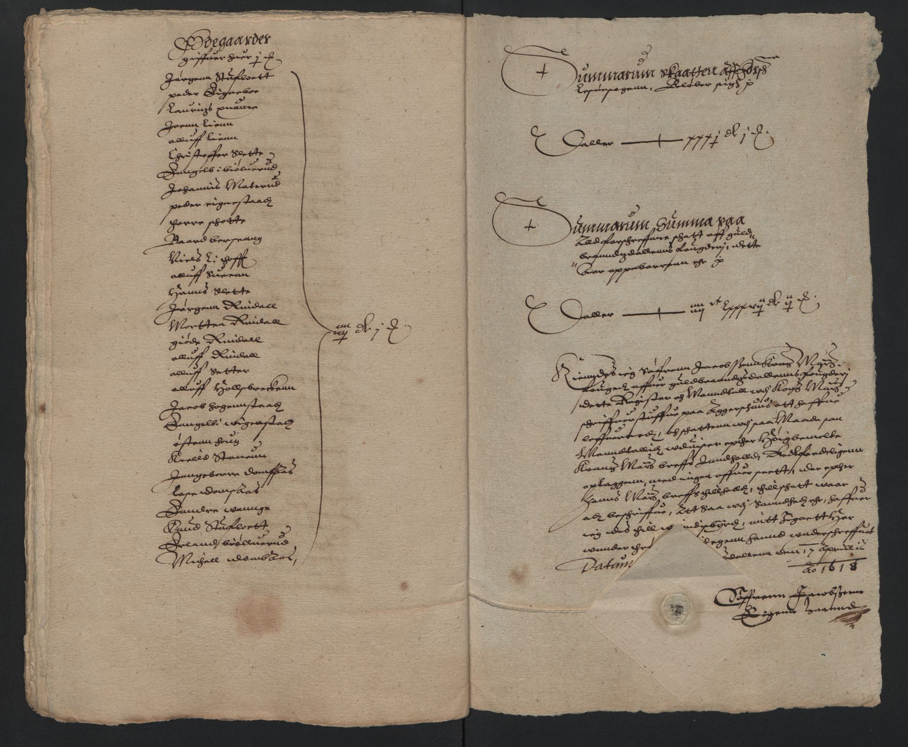 Rentekammeret inntil 1814, Reviderte regnskaper, Lensregnskaper, AV/RA-EA-5023/R/Rb/Rba/L0046: Akershus len, 1617-1618