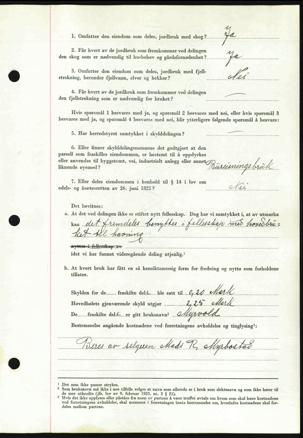 Romsdal sorenskriveri, SAT/A-4149/1/2/2C: Pantebok nr. A33, 1950-1950, Dagboknr: 1110/1950