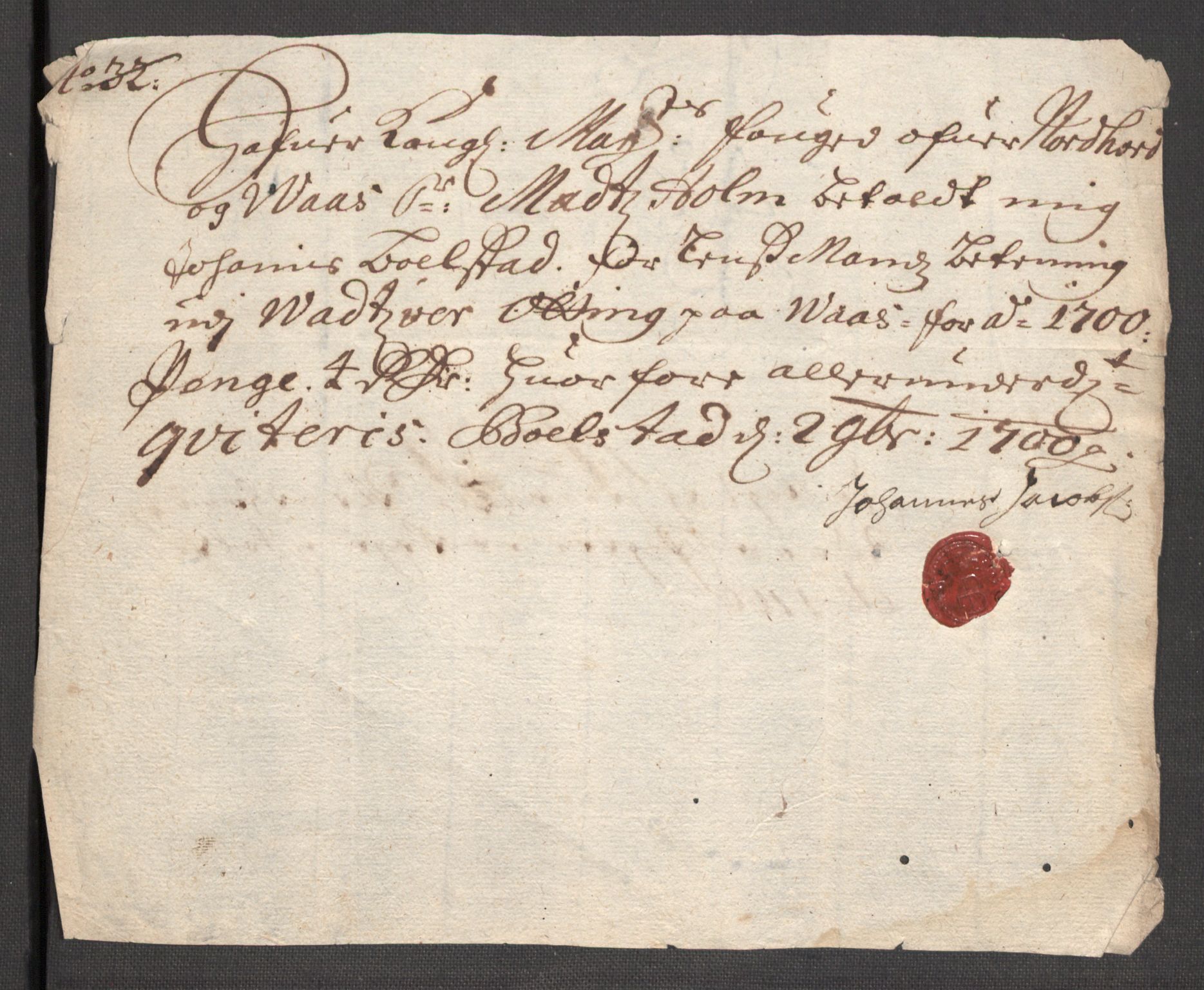 Rentekammeret inntil 1814, Reviderte regnskaper, Fogderegnskap, RA/EA-4092/R51/L3185: Fogderegnskap Nordhordland og Voss, 1700-1701, s. 243