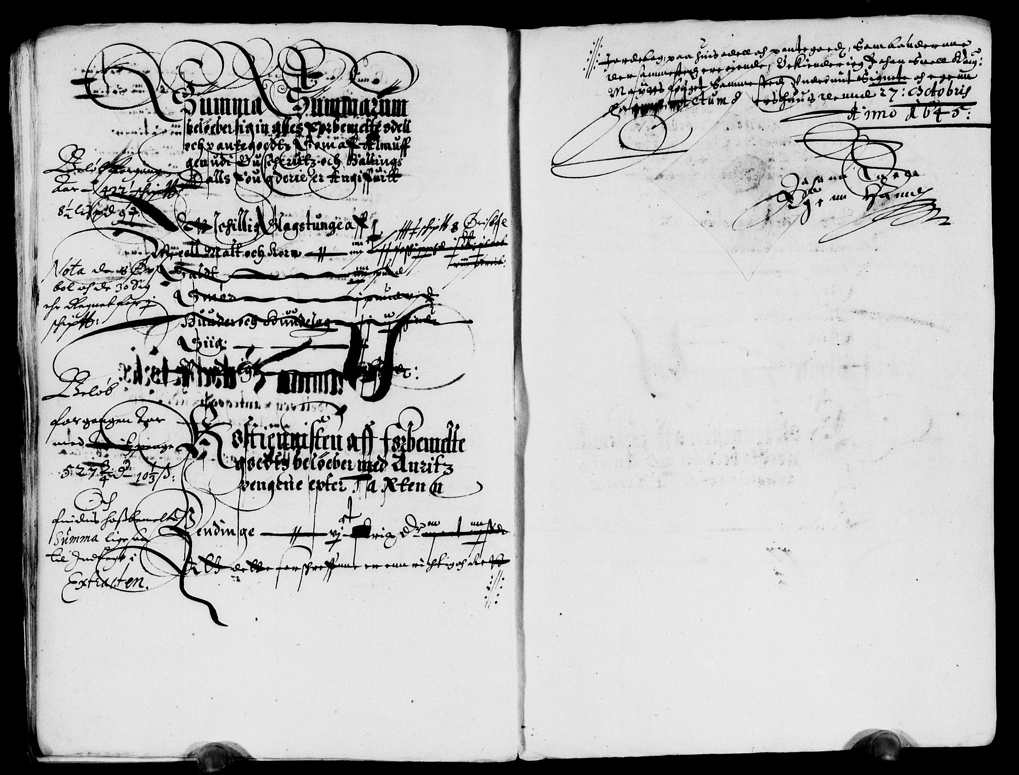 Rentekammeret inntil 1814, Reviderte regnskaper, Lensregnskaper, AV/RA-EA-5023/R/Rb/Rba/L0186: Akershus len, 1645-1646