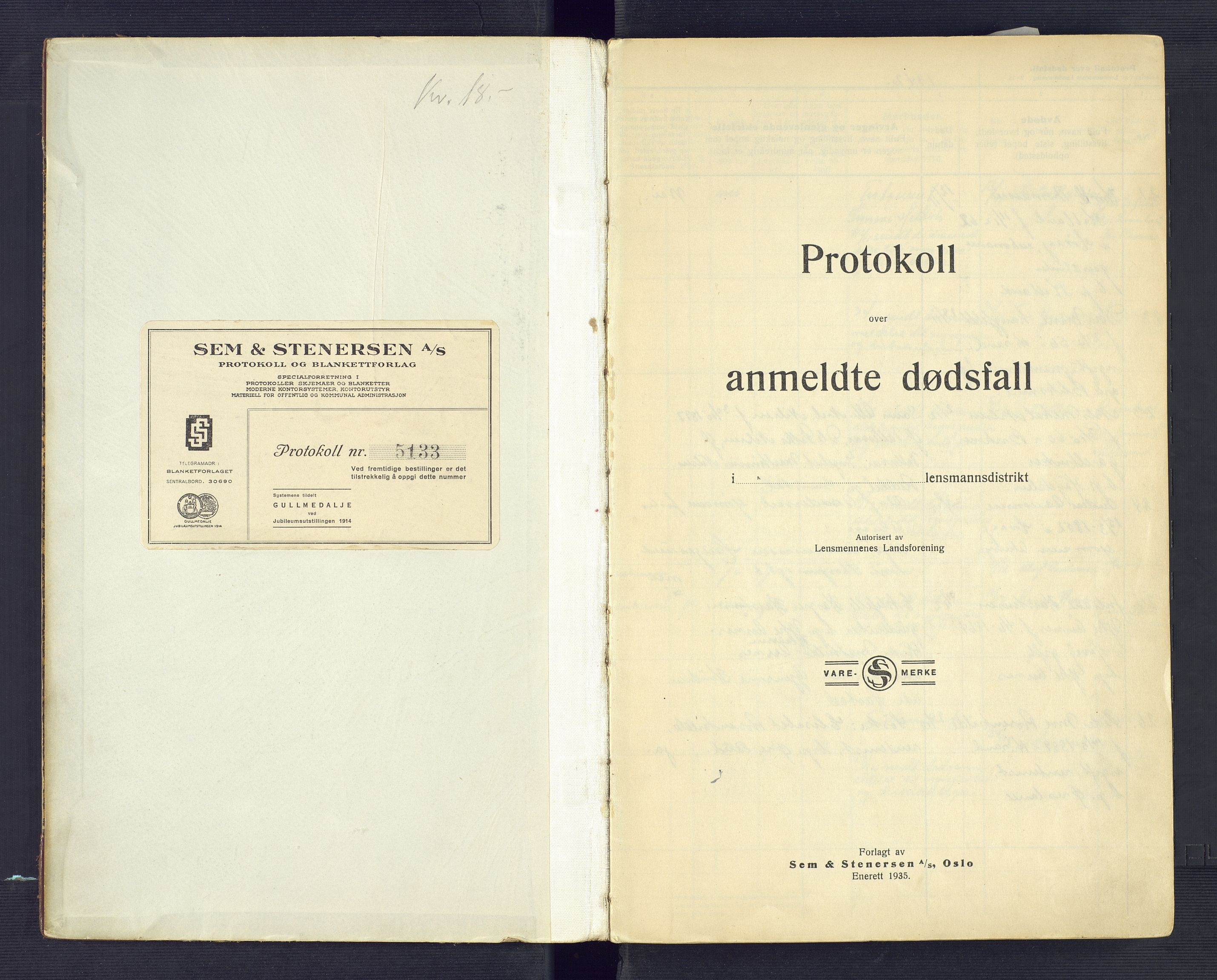 Høvåg lensmannskontor, AV/SAK-1241-0024/F/Fe/L0043: Protokoll over anmeldte dødsfall, 1942-1954