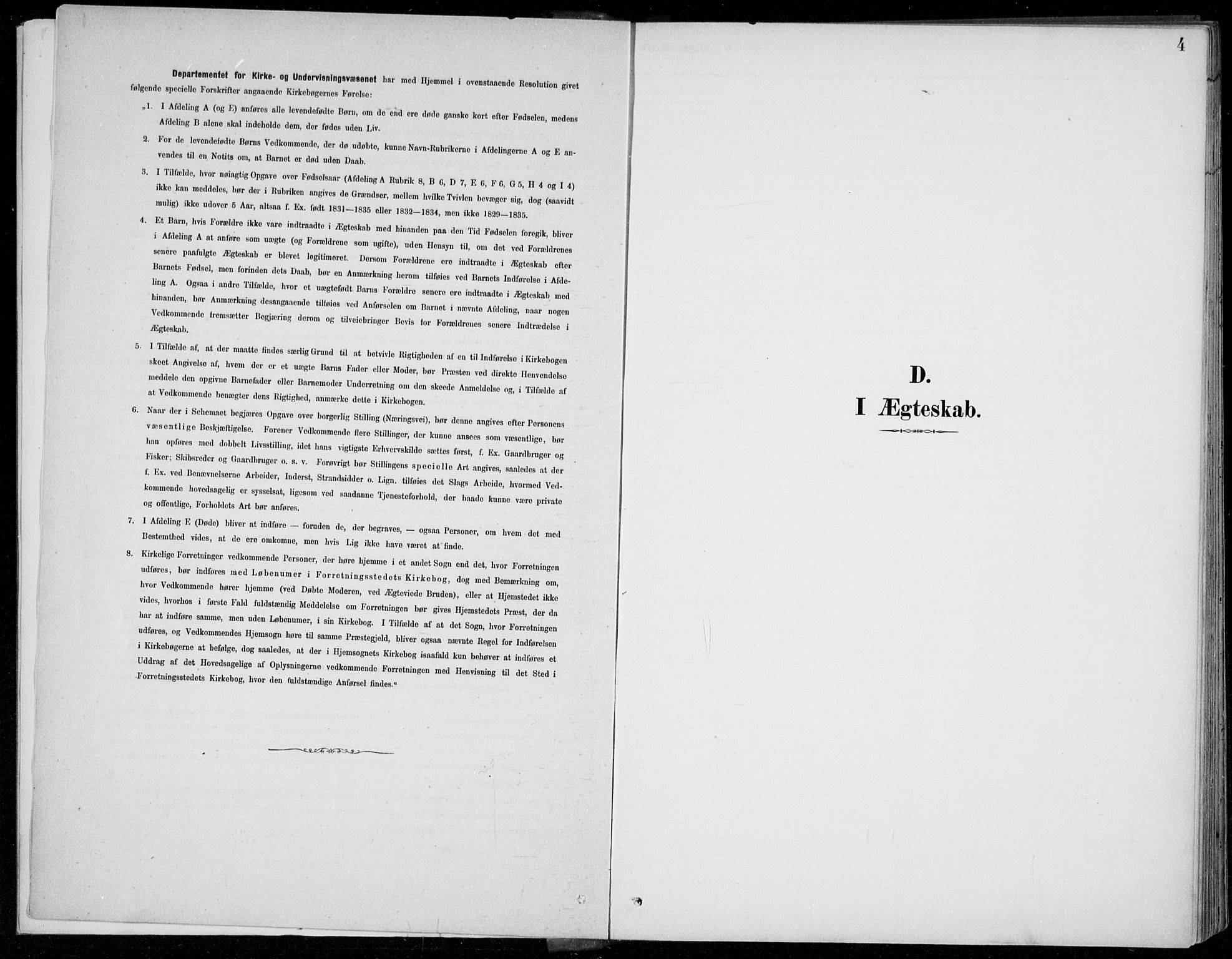 Voss sokneprestembete, AV/SAB-A-79001/H/Haa: Ministerialbok nr. C  1, 1887-1915, s. 4