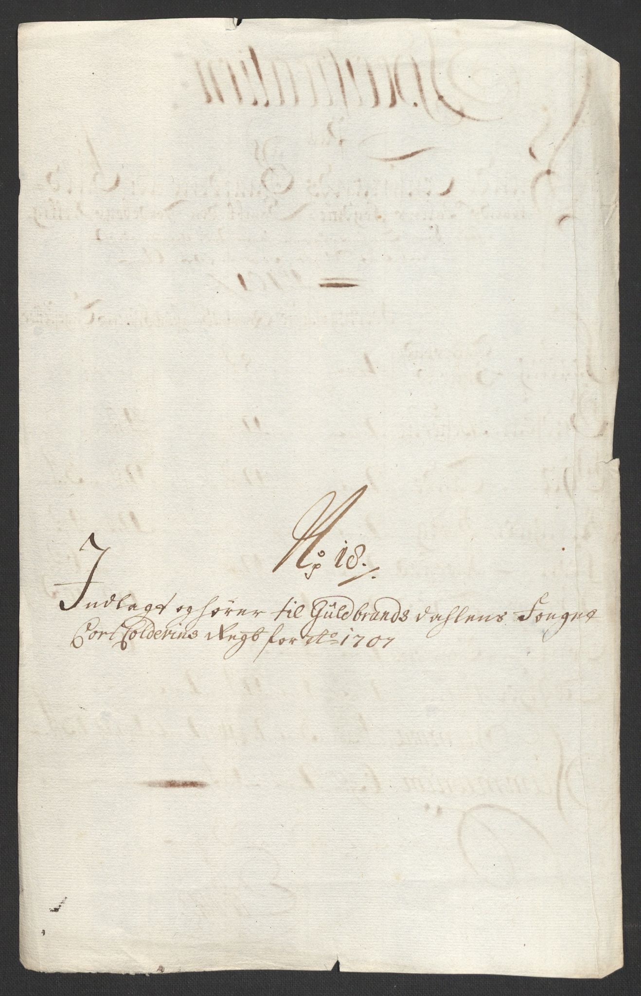 Rentekammeret inntil 1814, Reviderte regnskaper, Fogderegnskap, RA/EA-4092/R17/L1174: Fogderegnskap Gudbrandsdal, 1701, s. 149