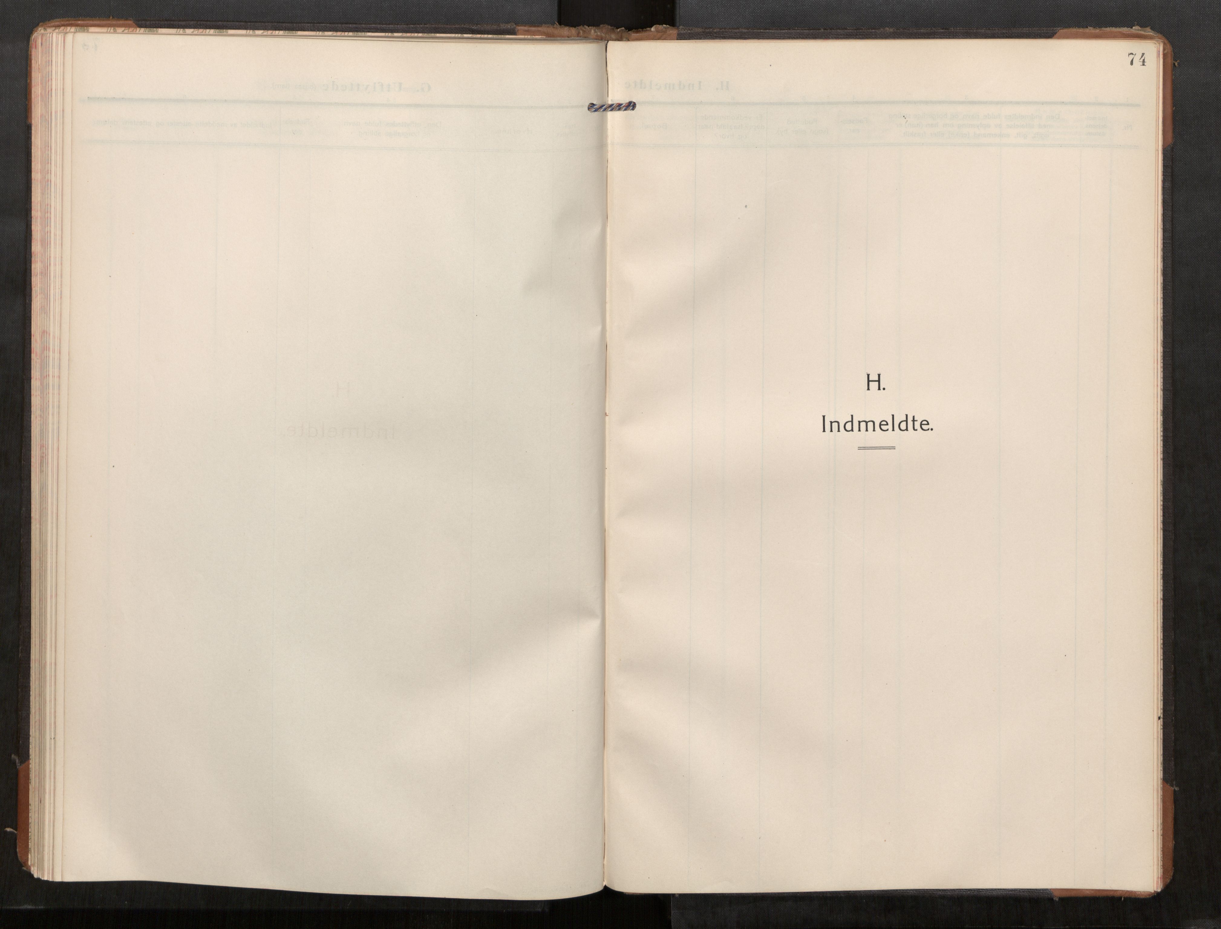 Stod sokneprestkontor, SAT/A-1164/1/I/I1/I1a/L0003: Ministerialbok nr. 3, 1909-1934, s. 74