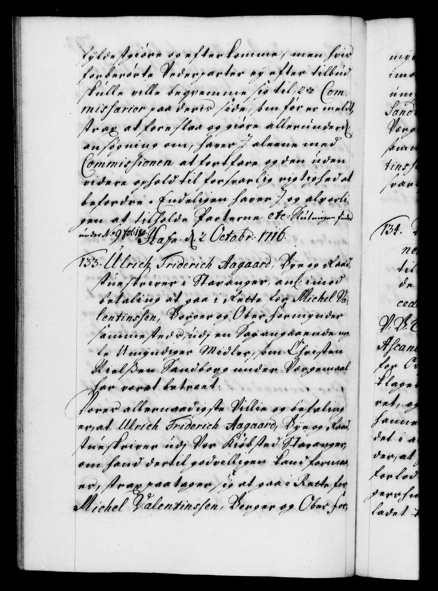 Danske Kanselli 1572-1799, AV/RA-EA-3023/F/Fc/Fca/Fcab/L0020: Norske tegnelser, 1715-1718, s. 298b