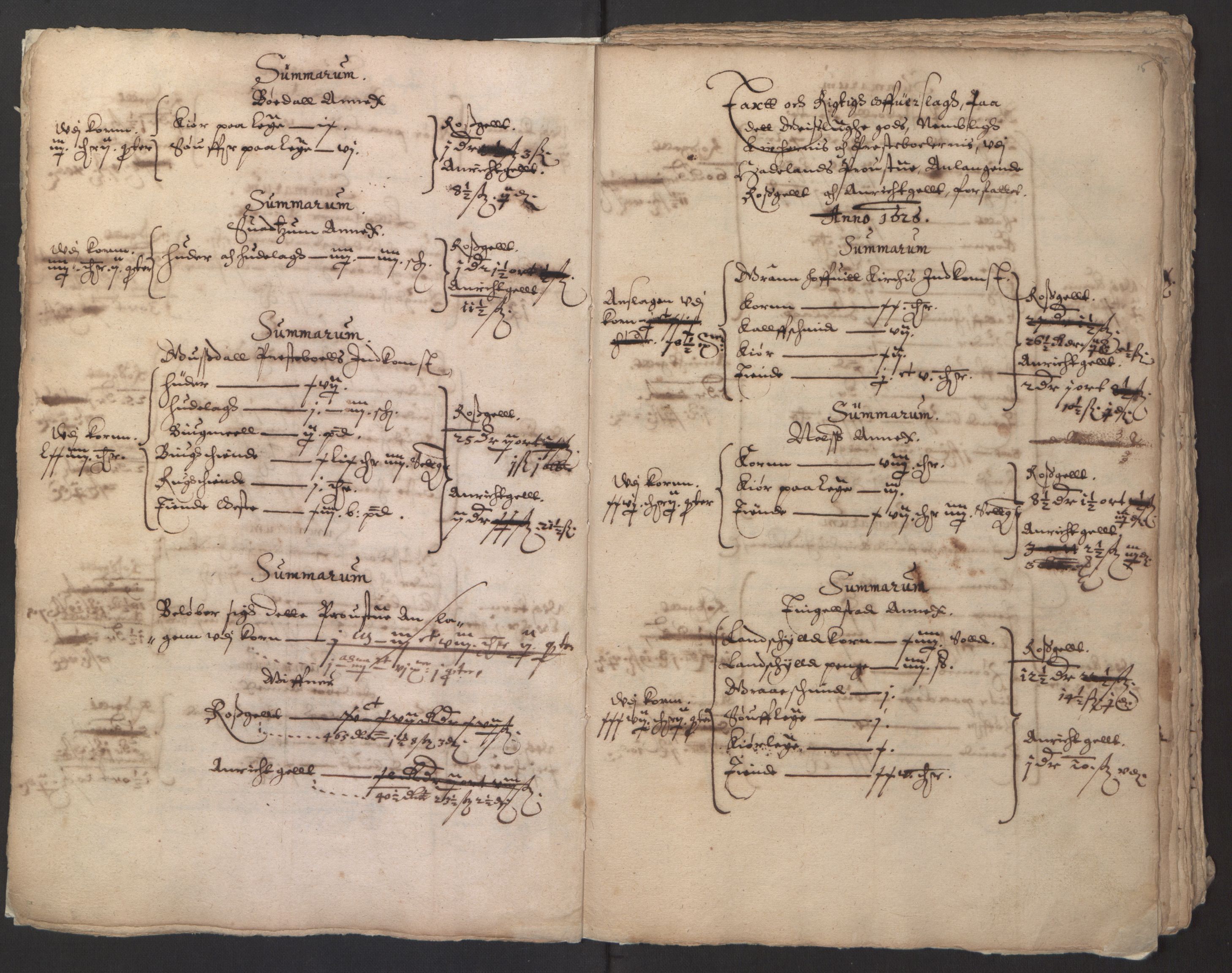 Stattholderembetet 1572-1771, AV/RA-EA-2870/Ek/L0014/0001: Jordebøker til utlikning av rosstjeneste 1624-1626: / Kirke- og prestebolsinntekter i Oslo og Hamar bispedømme, 1625-1626, s. 17