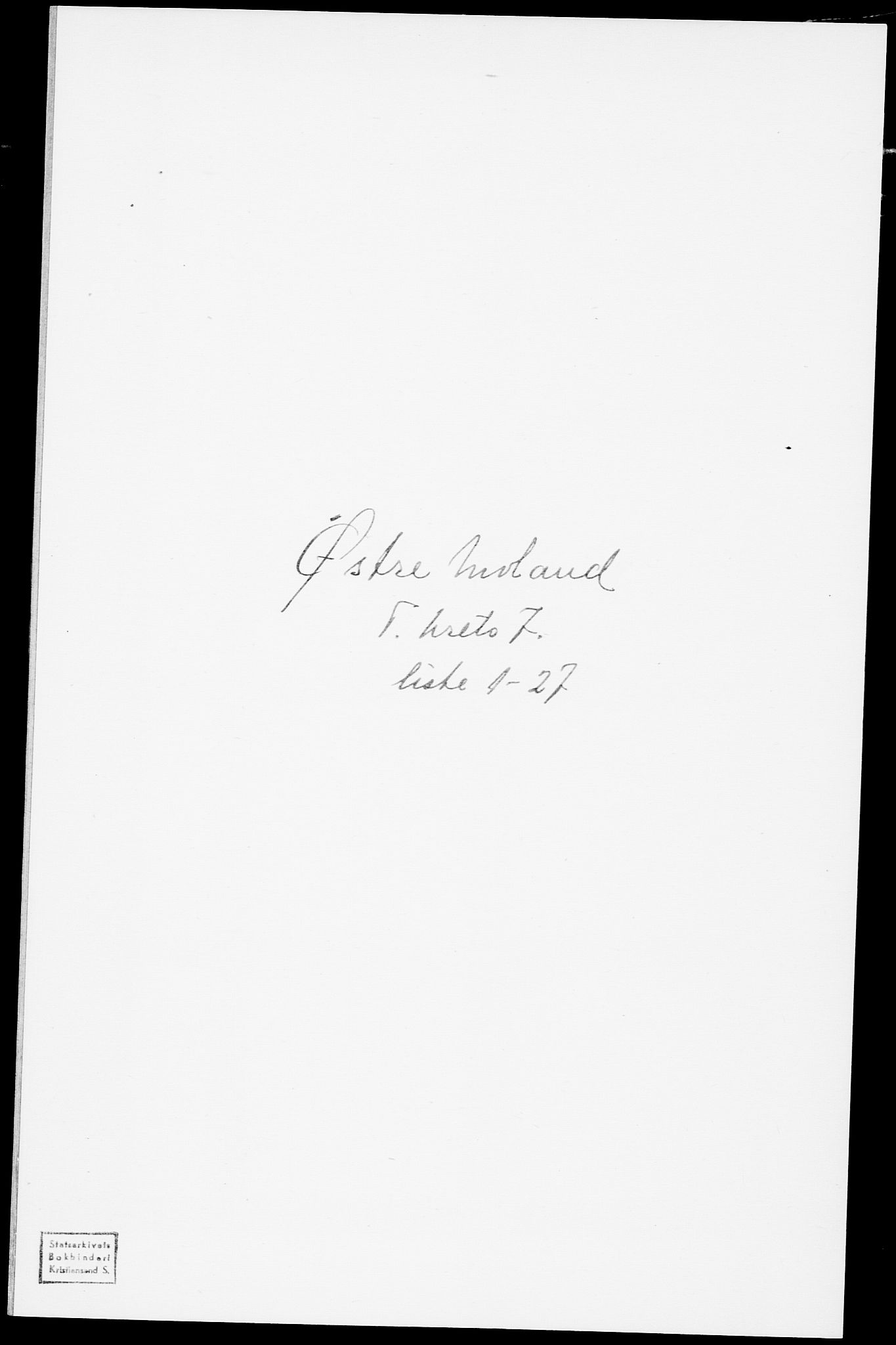 SAK, Folketelling 1875 for 0918P Austre Moland prestegjeld, 1875, s. 2259