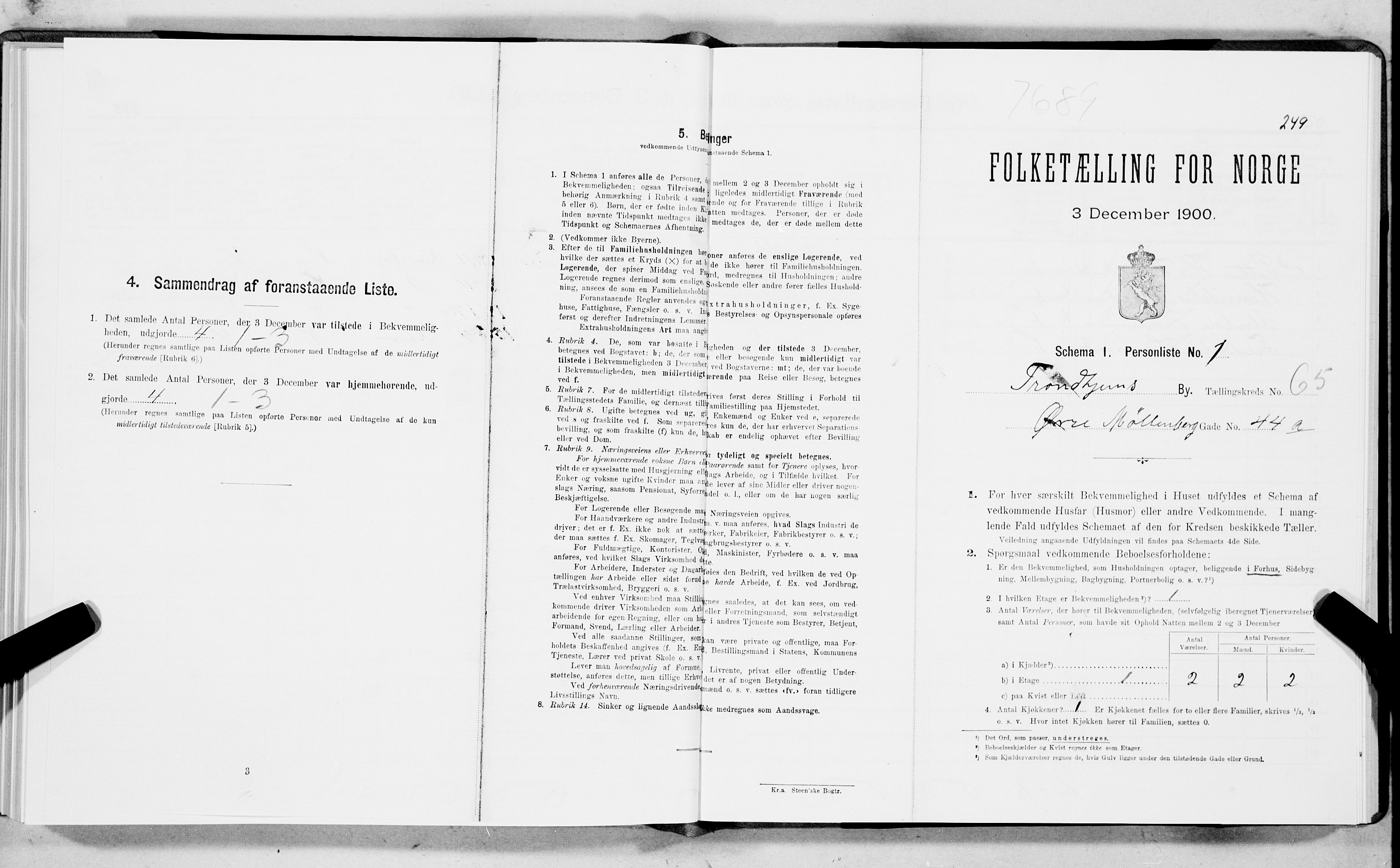 SAT, Folketelling 1900 for 1601 Trondheim kjøpstad, 1900, s. 11555