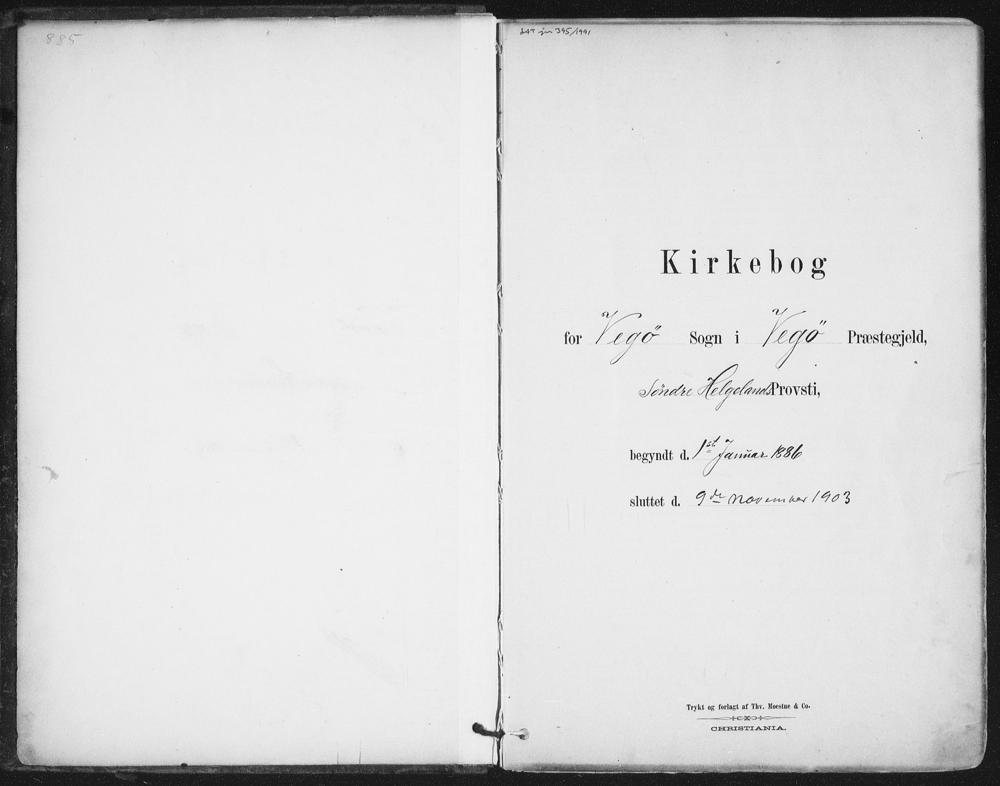 Ministerialprotokoller, klokkerbøker og fødselsregistre - Nordland, SAT/A-1459/816/L0244: Ministerialbok nr. 816A10, 1886-1903