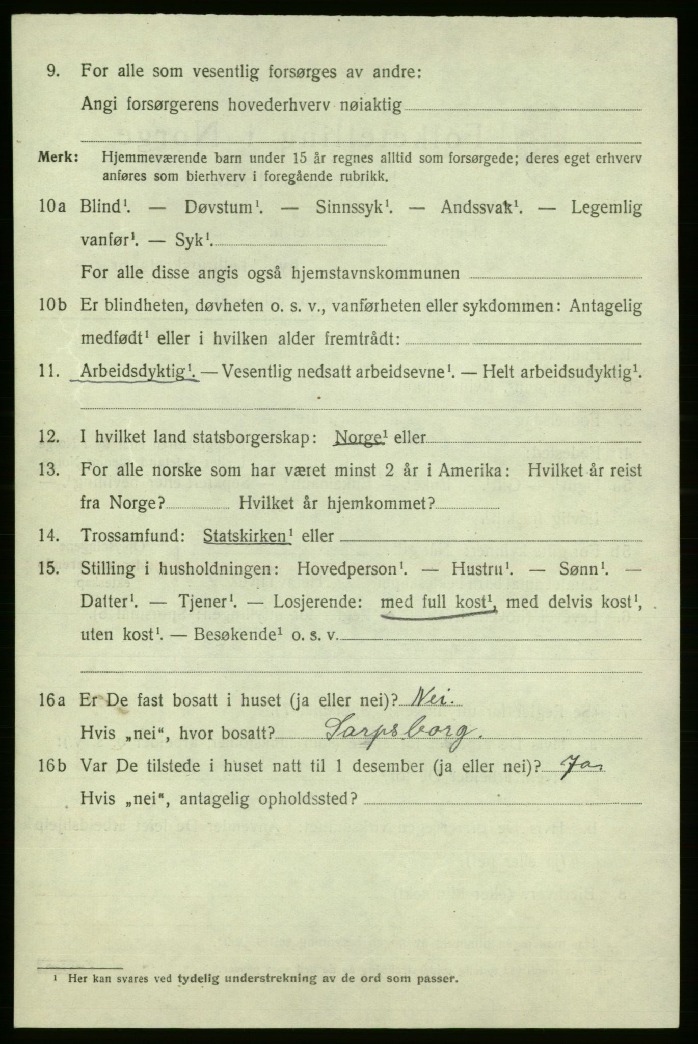 SAO, Folketelling 1920 for 0101 Fredrikshald kjøpstad, 1920, s. 19930