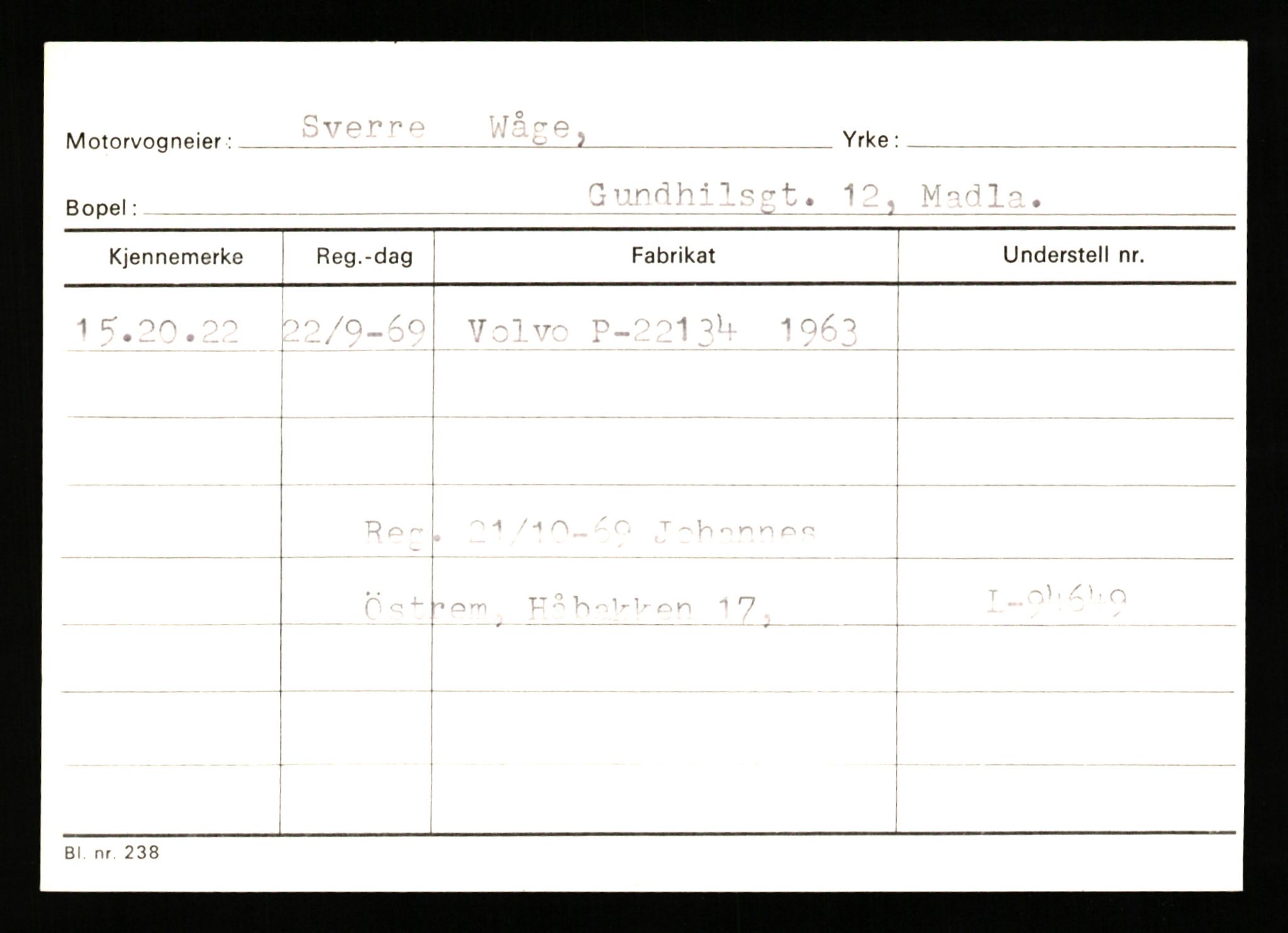 Stavanger trafikkstasjon, SAST/A-101942/0/G/L0010: Registreringsnummer: 130000 - 239953, 1930-1971, s. 745