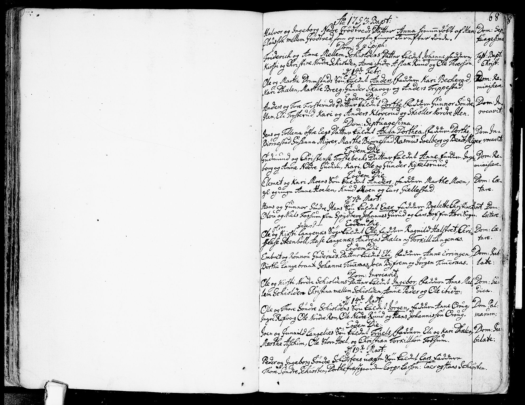 Askim prestekontor Kirkebøker, SAO/A-10900/F/Fa/L0001: Ministerialbok nr. 1, 1733-1757, s. 68