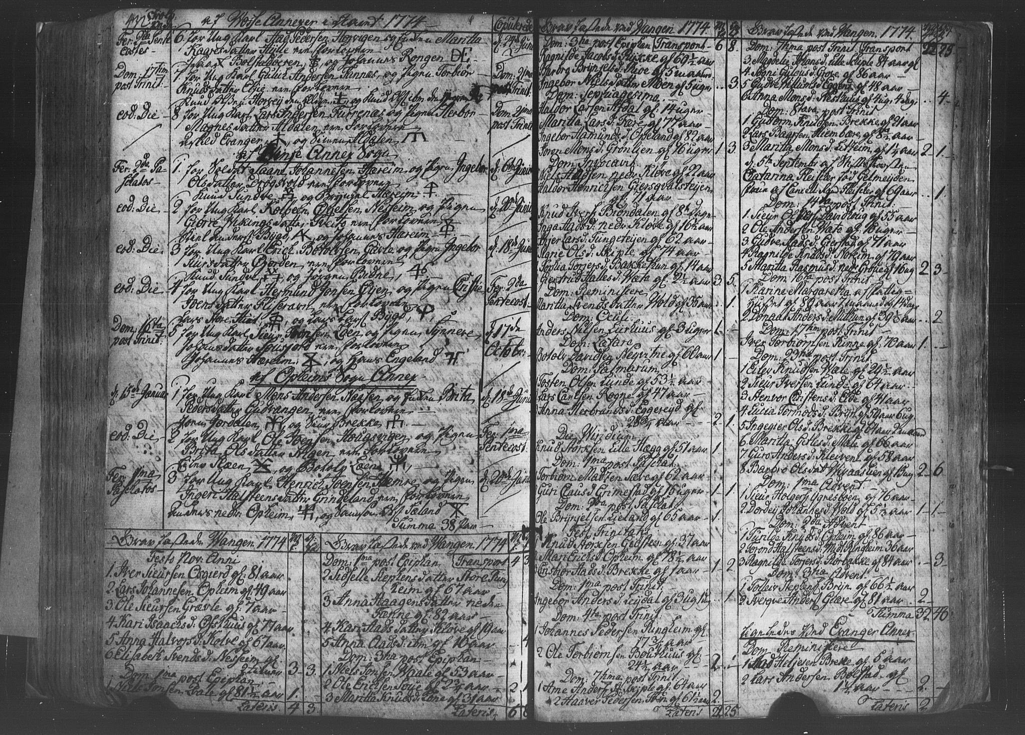 Voss sokneprestembete, SAB/A-79001/H/Haa: Ministerialbok nr. A 8, 1752-1780, s. 432-433
