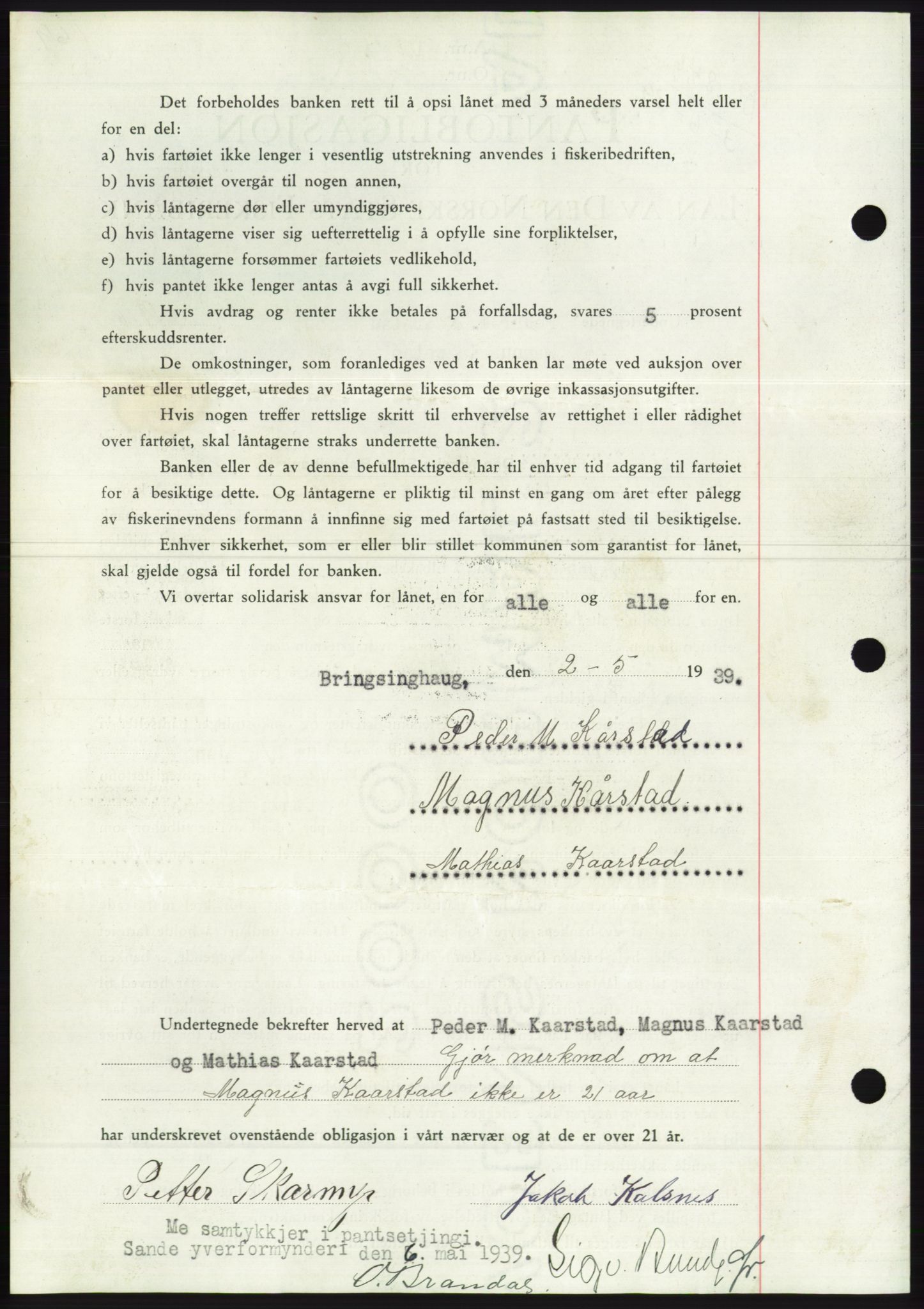 Søre Sunnmøre sorenskriveri, AV/SAT-A-4122/1/2/2C/L0068: Pantebok nr. 62, 1939-1939, Dagboknr: 846/1939