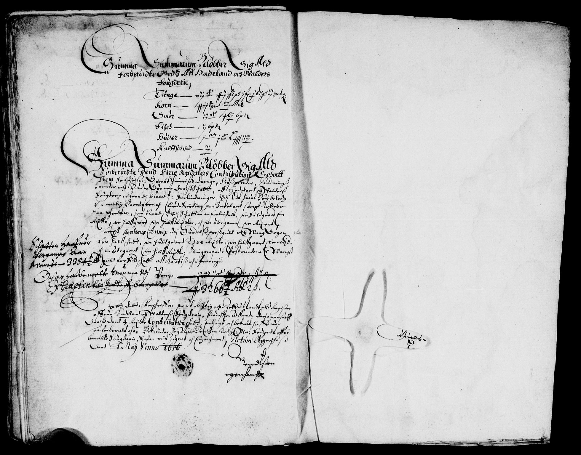 Rentekammeret inntil 1814, Reviderte regnskaper, Lensregnskaper, AV/RA-EA-5023/R/Rb/Rba/L0228: Akershus len, 1655