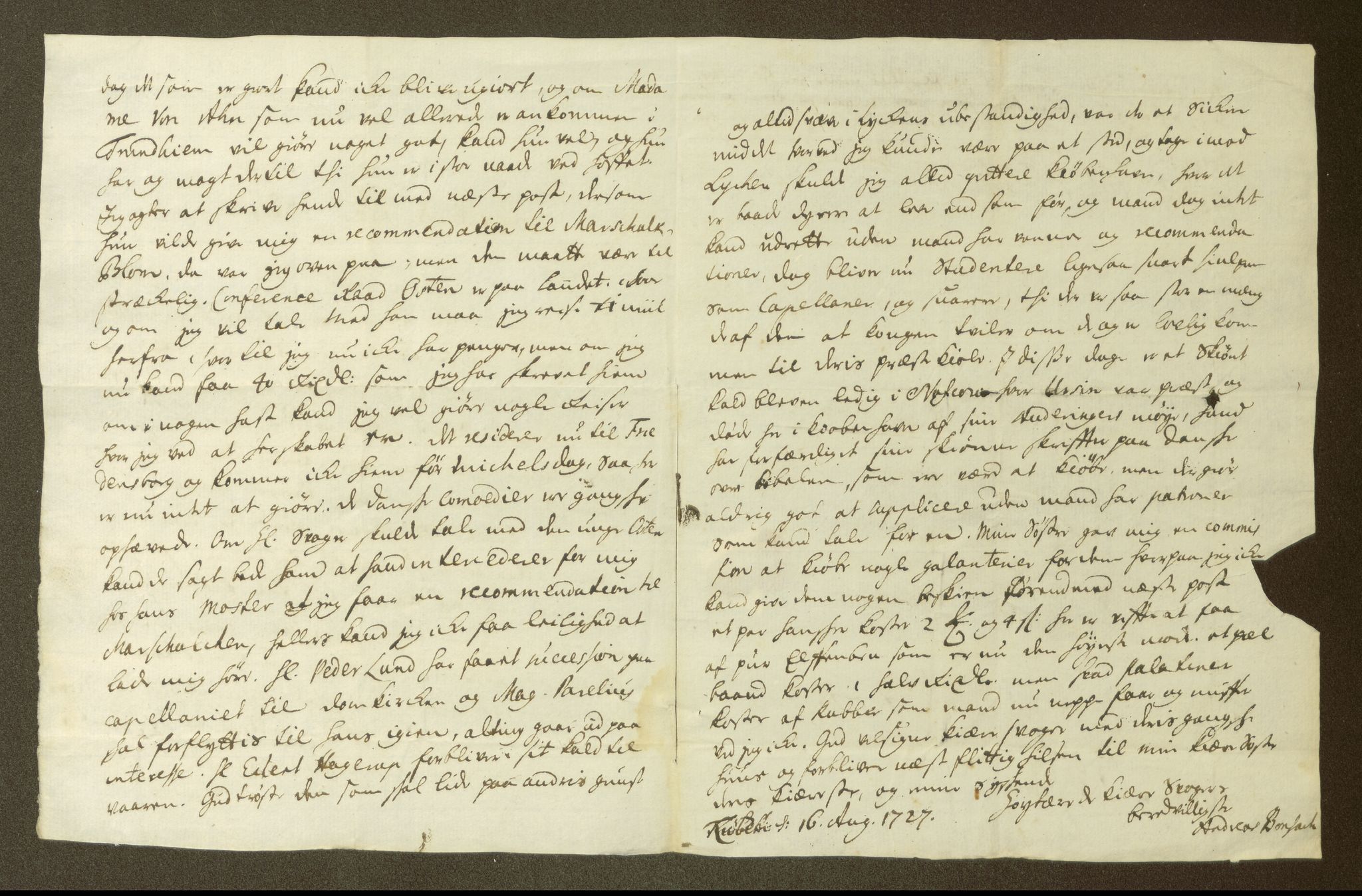 Horneman, SAT/PA-0236/G/L0130: Familiebrev og dokumenter: Bonsach, 1727-1763, s. 10
