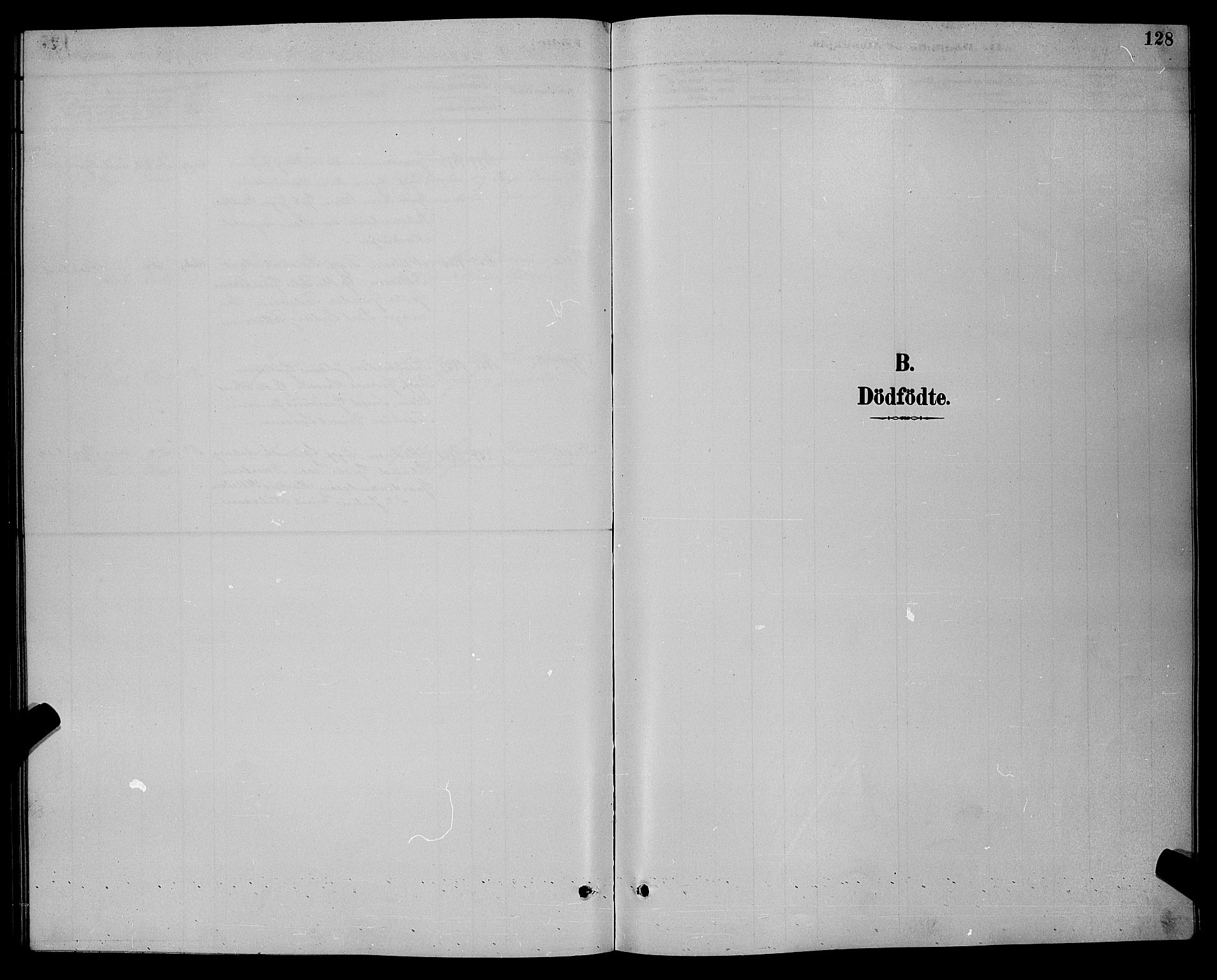 Øyestad sokneprestkontor, SAK/1111-0049/F/Fb/L0009: Klokkerbok nr. B 9, 1886-1896, s. 128
