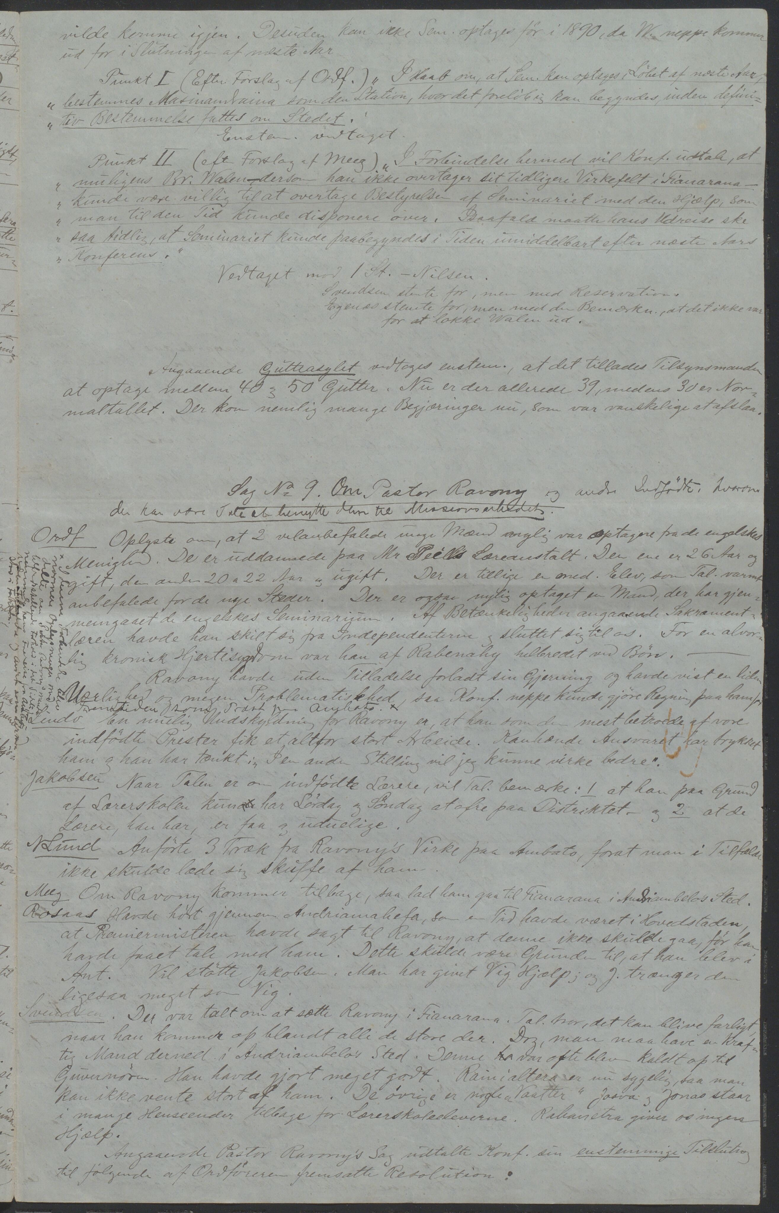 Det Norske Misjonsselskap - hovedadministrasjonen, VID/MA-A-1045/D/Da/Daa/L0037/0006: Konferansereferat og årsberetninger / Konferansereferat fra Madagaskar Innland., 1888