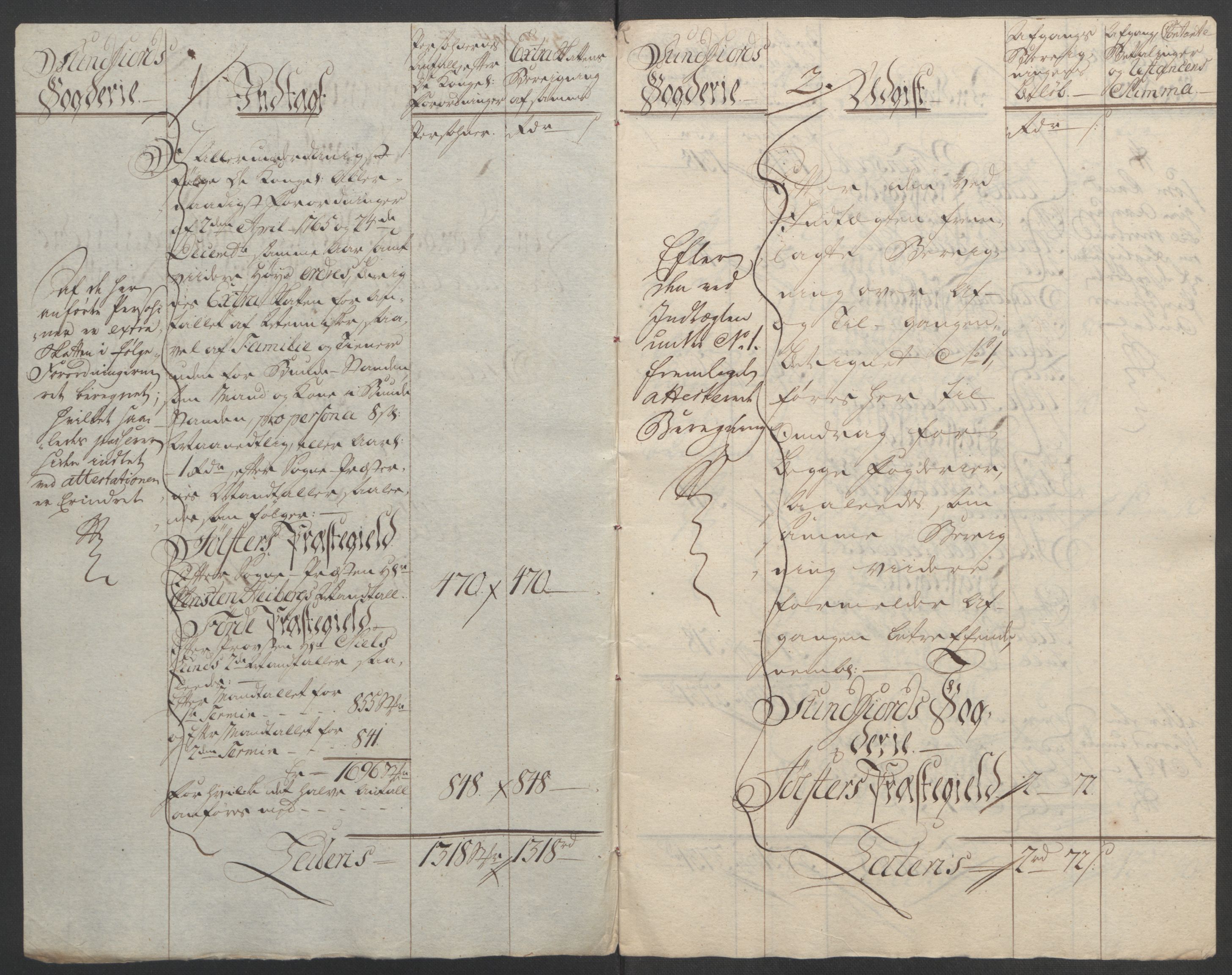 Rentekammeret inntil 1814, Reviderte regnskaper, Fogderegnskap, RA/EA-4092/R53/L3550: Ekstraskatten Sunn- og Nordfjord, 1762-1771, s. 199
