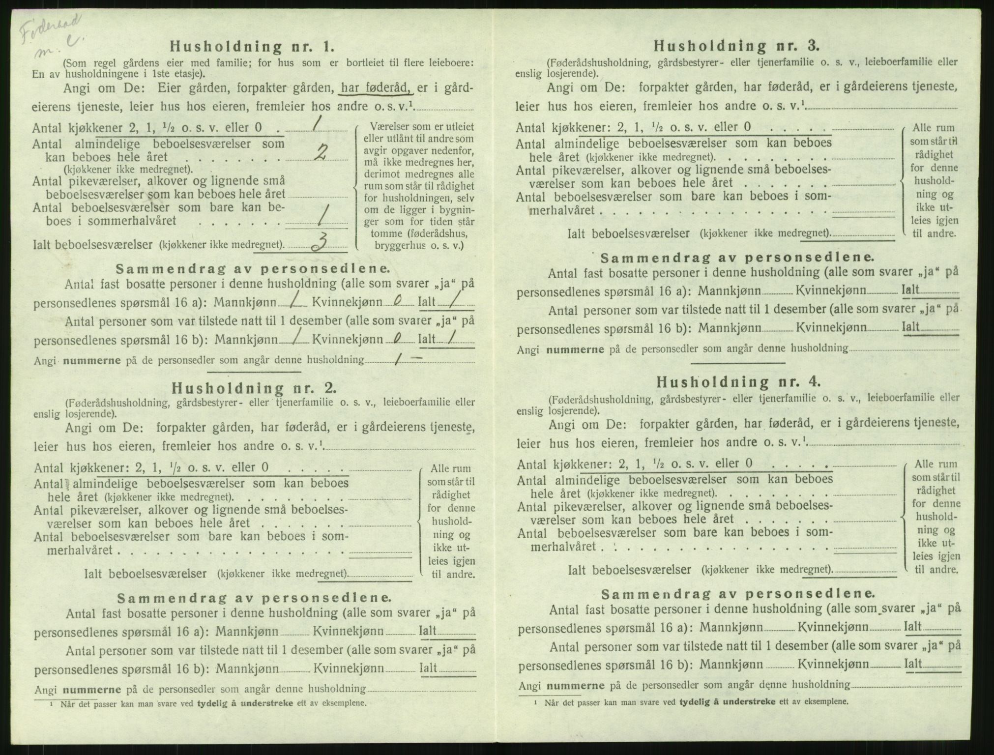 SAT, Folketelling 1920 for 1534 Haram herred, 1920, s. 666