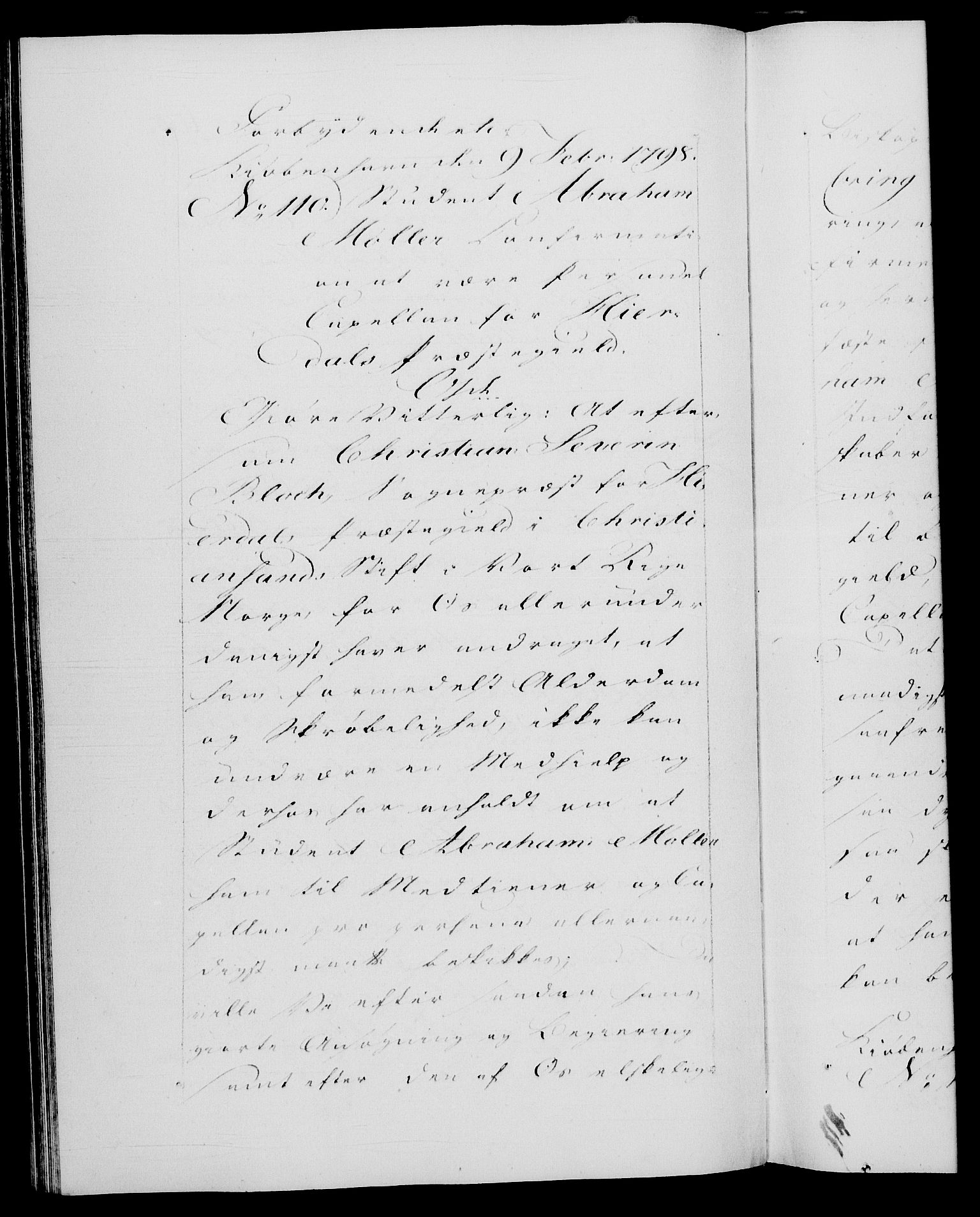 Danske Kanselli 1572-1799, AV/RA-EA-3023/F/Fc/Fca/Fcaa/L0058: Norske registre, 1798, s. 105b