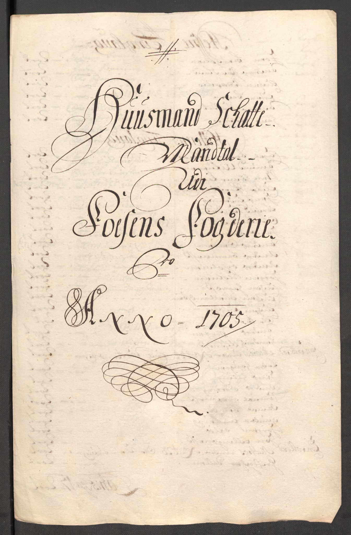 Rentekammeret inntil 1814, Reviderte regnskaper, Fogderegnskap, AV/RA-EA-4092/R57/L3856: Fogderegnskap Fosen, 1704-1705, s. 340