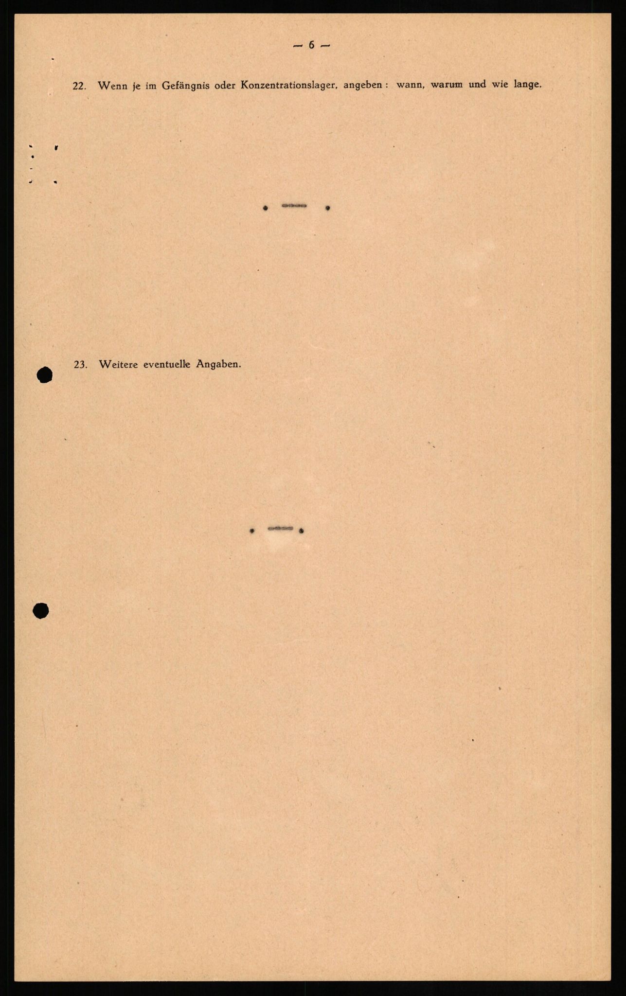 Forsvaret, Forsvarets overkommando II, RA/RAFA-3915/D/Db/L0020: CI Questionaires. Tyske okkupasjonsstyrker i Norge. Tyskere., 1945-1946, s. 129