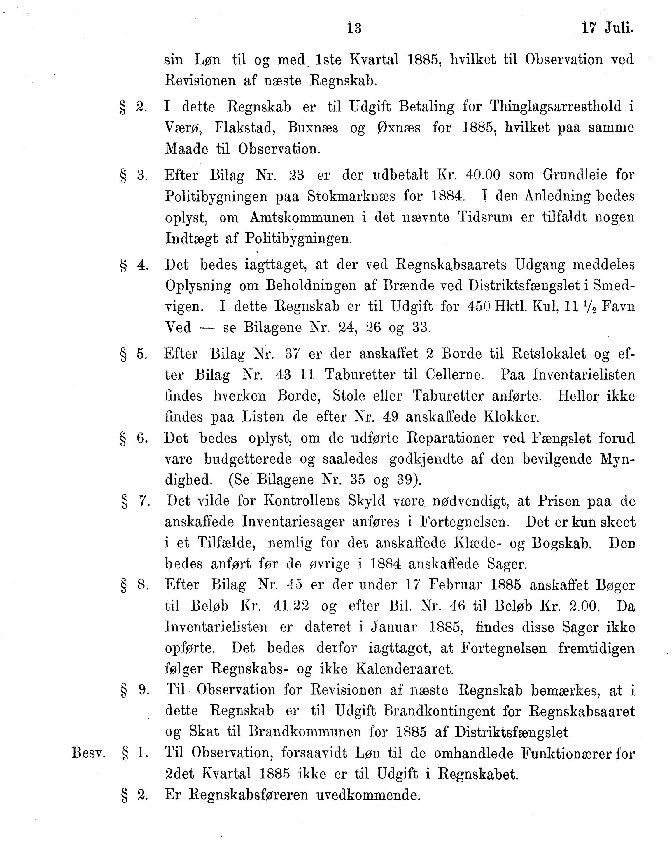 Nordland Fylkeskommune. Fylkestinget, AIN/NFK-17/176/A/Ac/L0015: Fylkestingsforhandlinger 1886-1890, 1886-1890