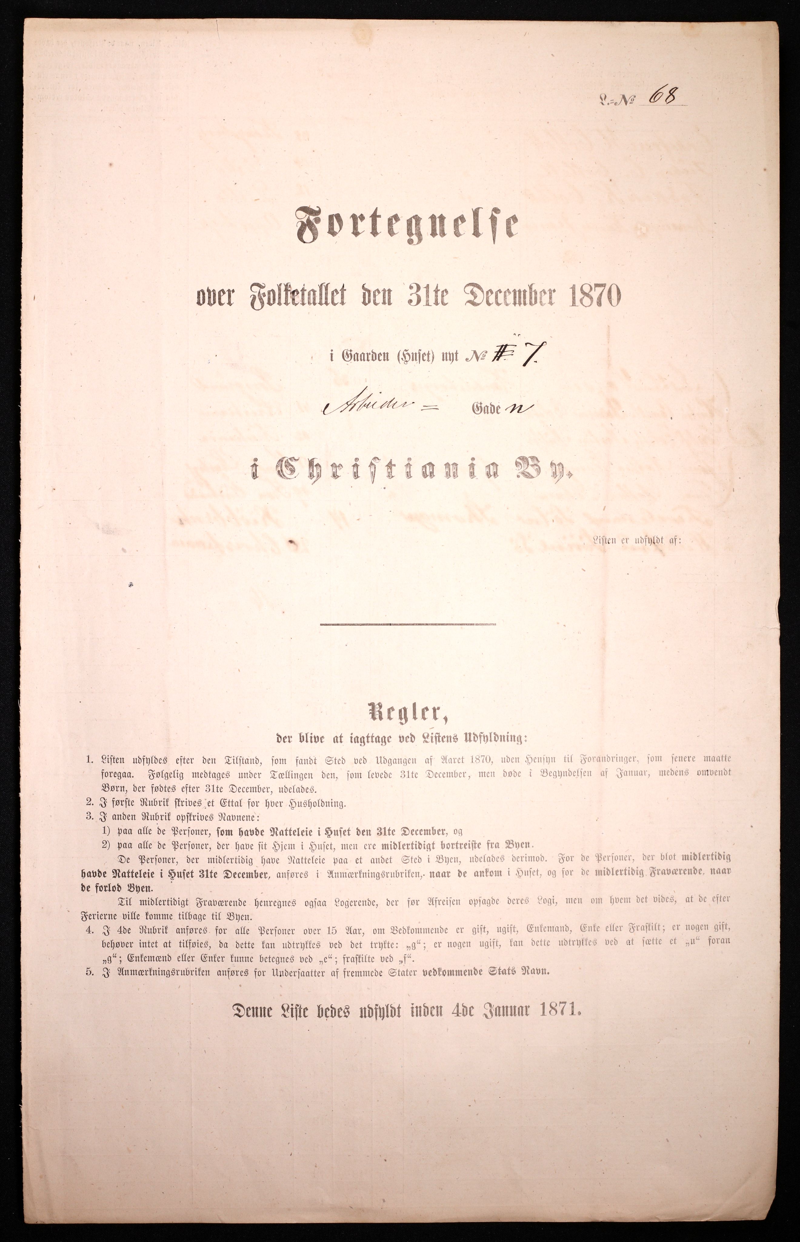 RA, Folketelling 1870 for 0301 Kristiania kjøpstad, 1870, s. 294