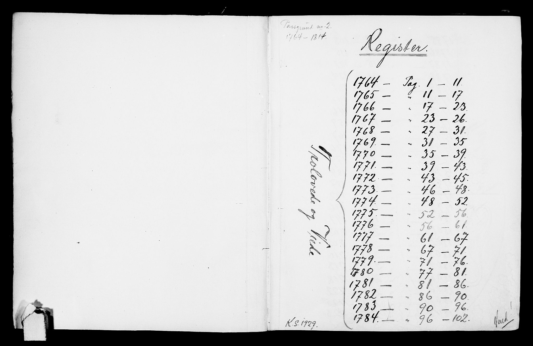 Porsgrunn kirkebøker , SAKO/A-104/F/Fa/L0003: Ministerialbok nr. 3, 1764-1814