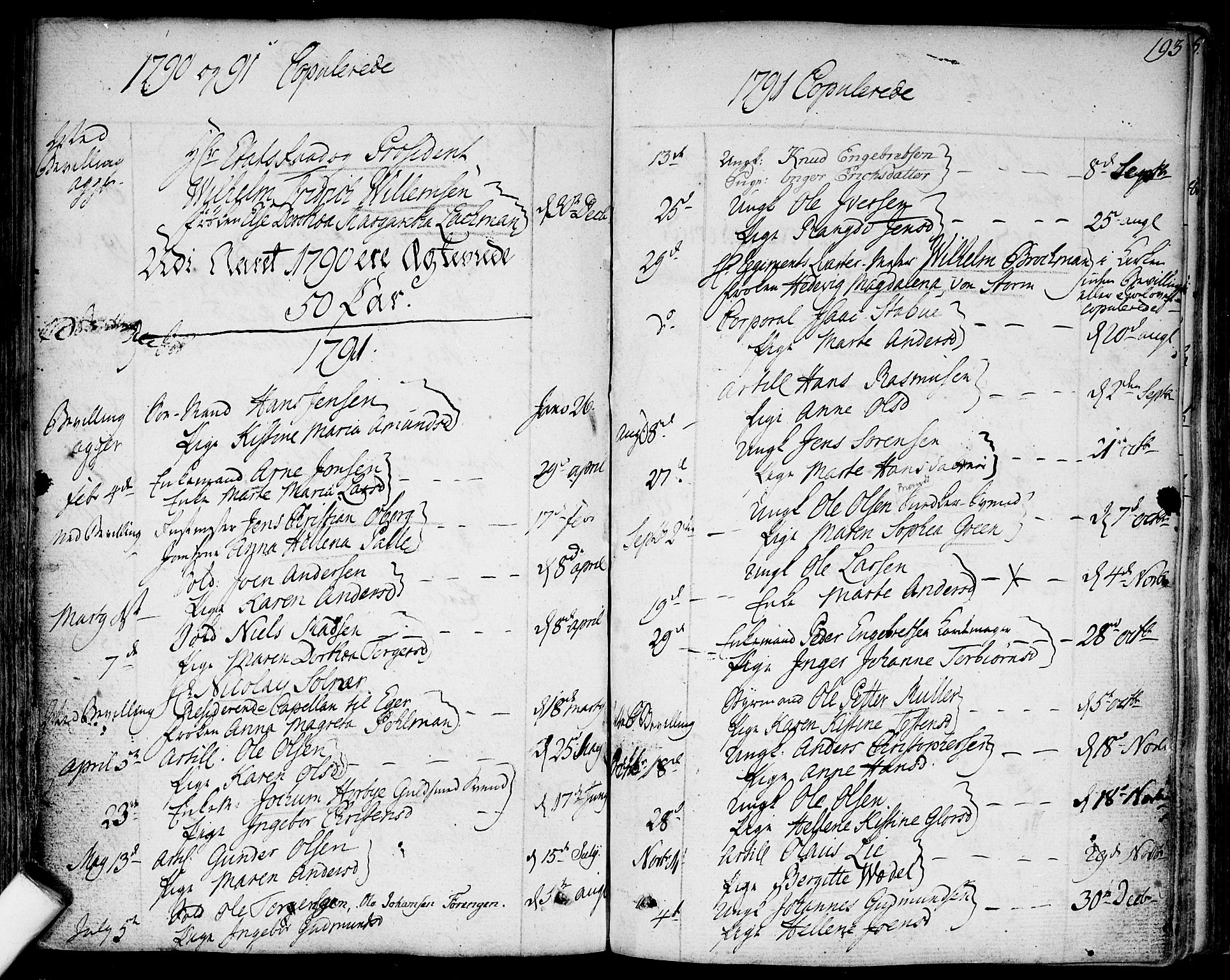 Garnisonsmenigheten Kirkebøker, AV/SAO-A-10846/F/Fa/L0003: Ministerialbok nr. 3, 1777-1809, s. 193