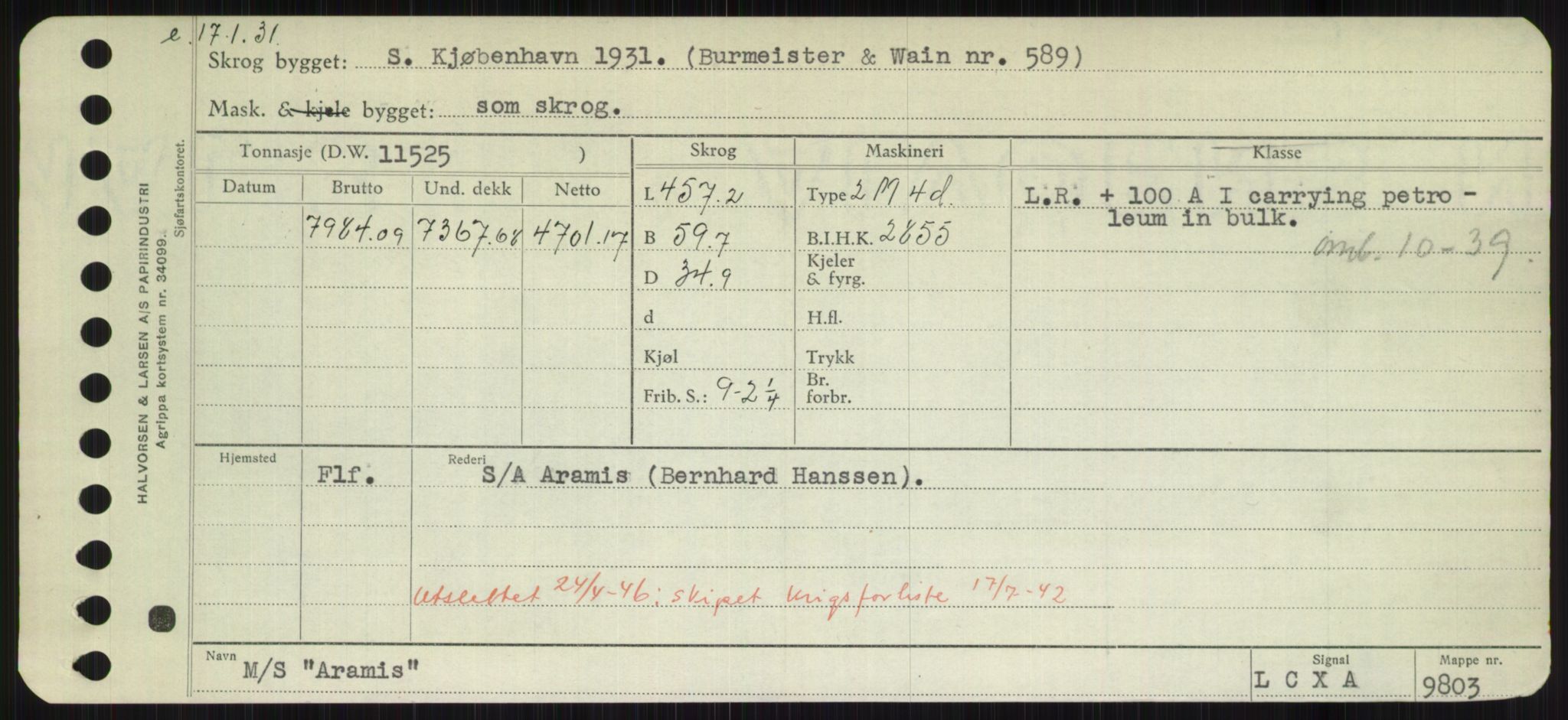 Sjøfartsdirektoratet med forløpere, Skipsmålingen, AV/RA-S-1627/H/Hd/L0002: Fartøy, Apa-Axe, s. 33