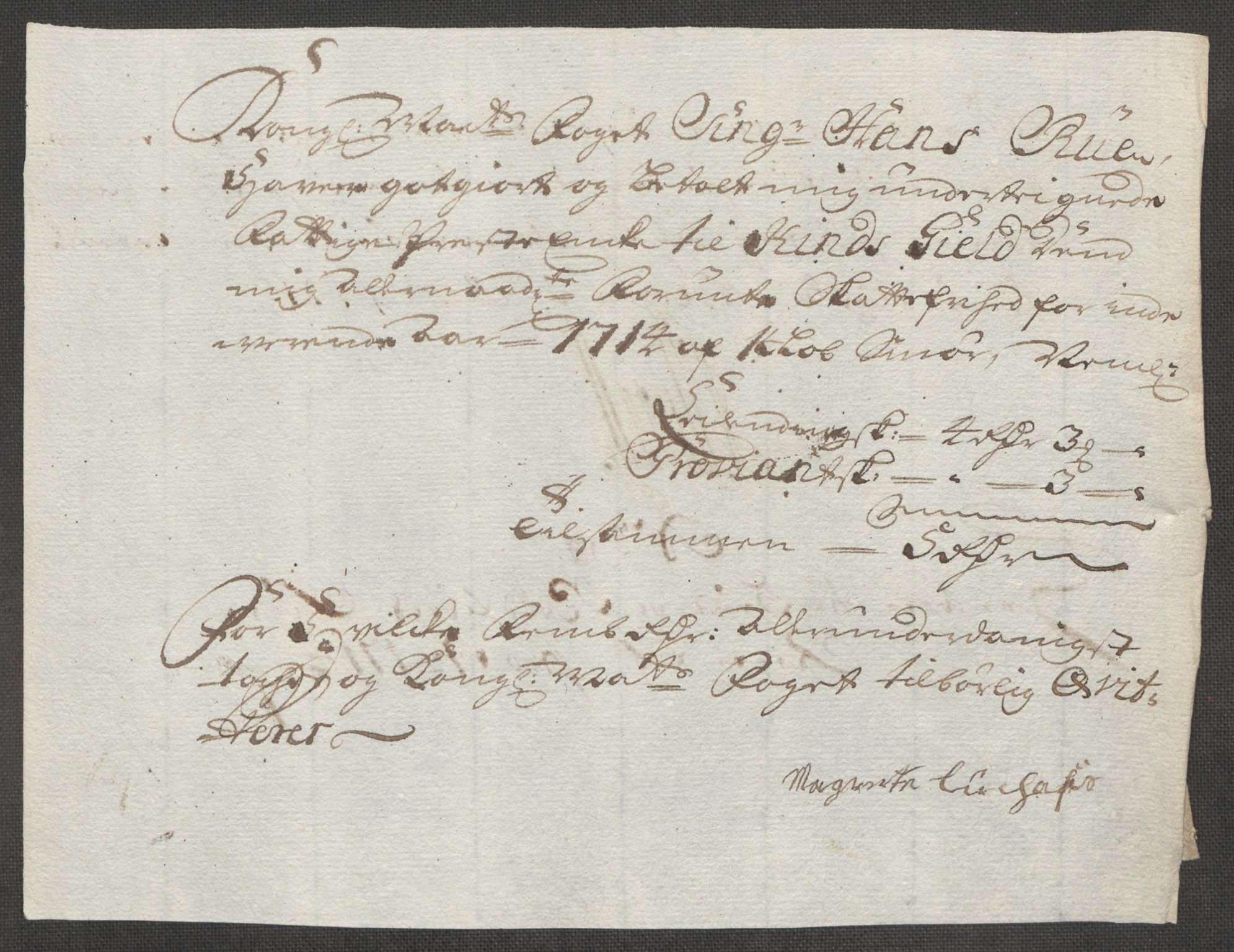 Rentekammeret inntil 1814, Reviderte regnskaper, Fogderegnskap, AV/RA-EA-4092/R53/L3438: Fogderegnskap Sunn- og Nordfjord, 1714, s. 337