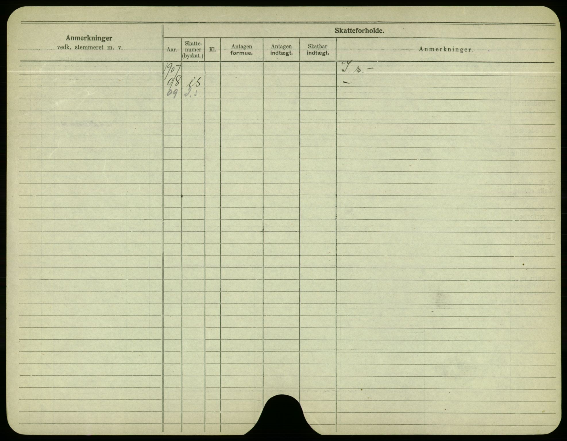 Oslo folkeregister, Registerkort, SAO/A-11715/F/Fa/Fac/L0004: Menn, 1906-1914, s. 501b