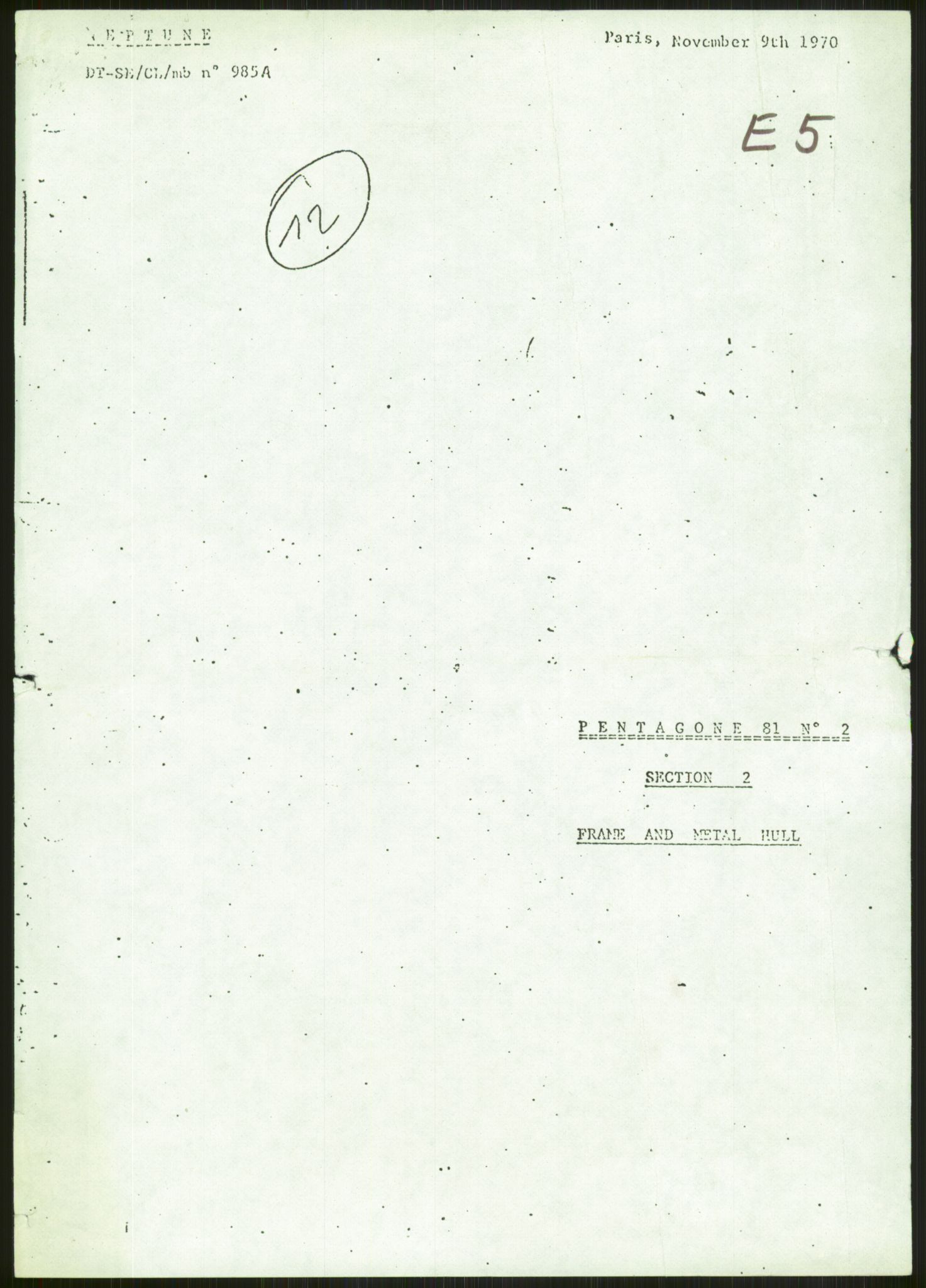 Justisdepartementet, Granskningskommisjonen ved Alexander Kielland-ulykken 27.3.1980, RA/S-1165/D/L0024: A Alexander L. Kielland (A1-A2, A7-A9, A14, A22, A16 av 31)/ E CFEM (E1, E3-E6 av 27)/ F Richard Ducros (Doku.liste + F1-F6 av 8)/ H Sjøfartsdirektoratet/Skipskontrollen (H12, H14-H16, H44, H49, H51 av 52), 1980-1981, s. 159